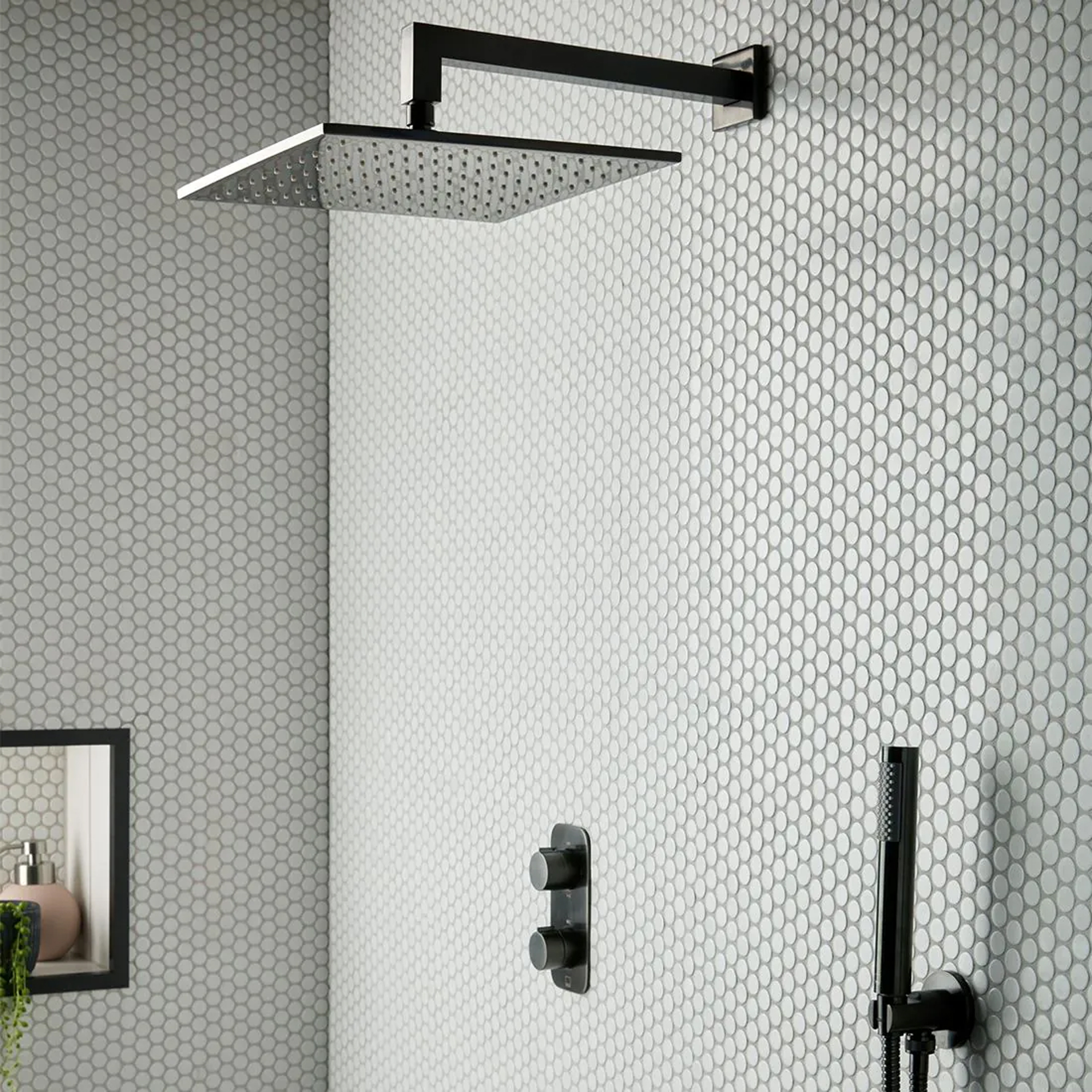 Vado Individual Easy Fit Wall Mounted Square Shower Arm