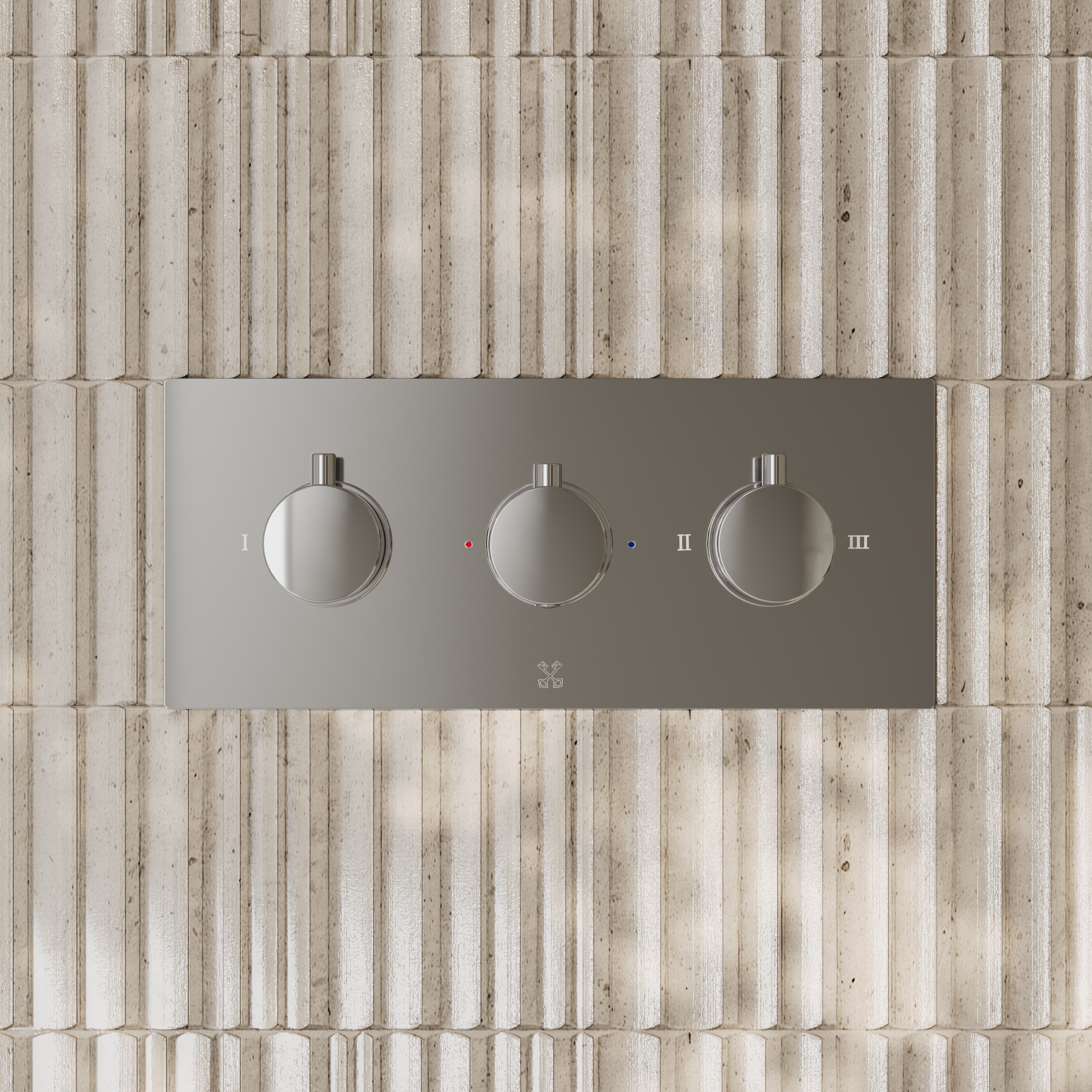 Core 3 Outlet Landscape Thermostatic Concealed Shower Valve
