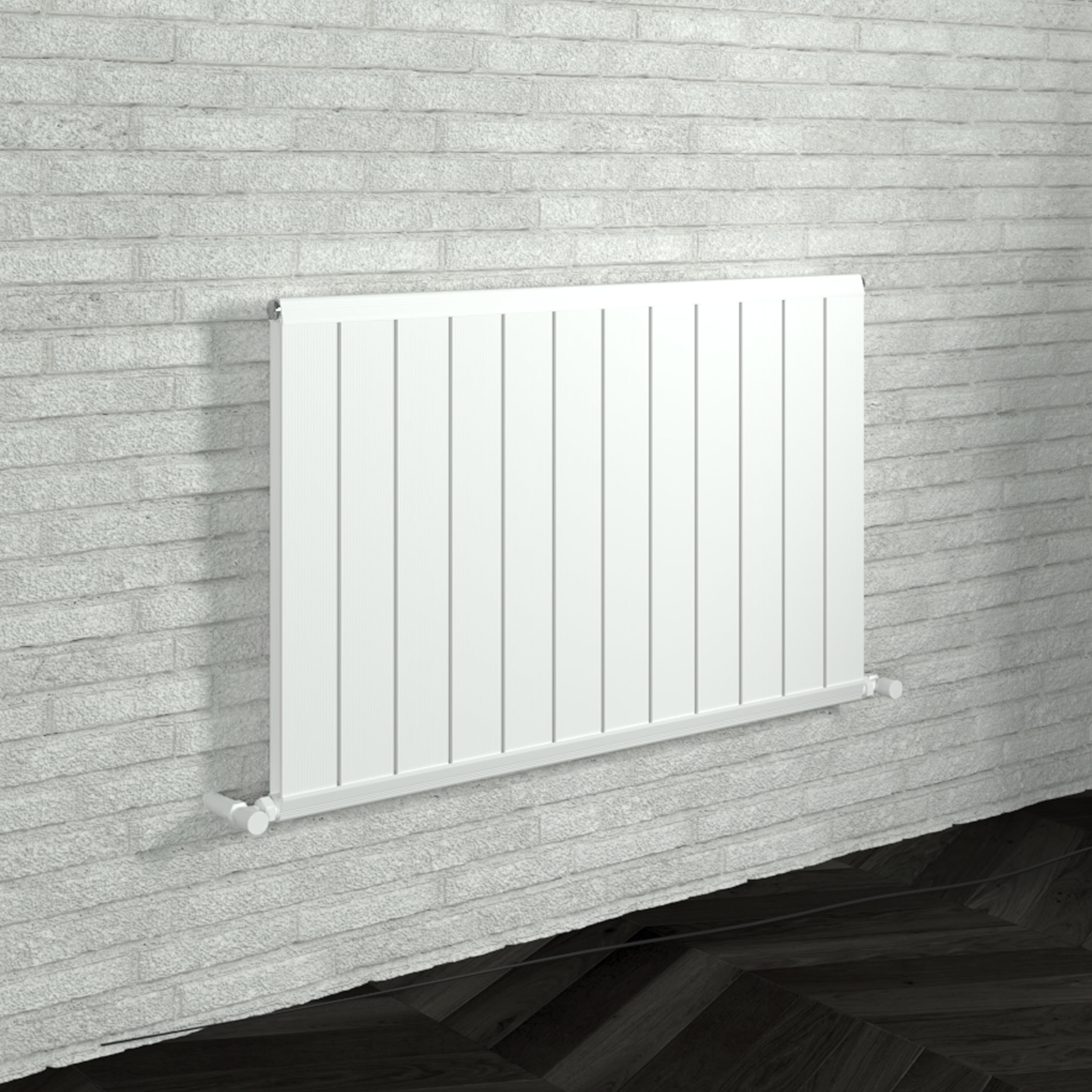 Carisa Elite Flat Panel Textured Horizontal Aluminium Radiator