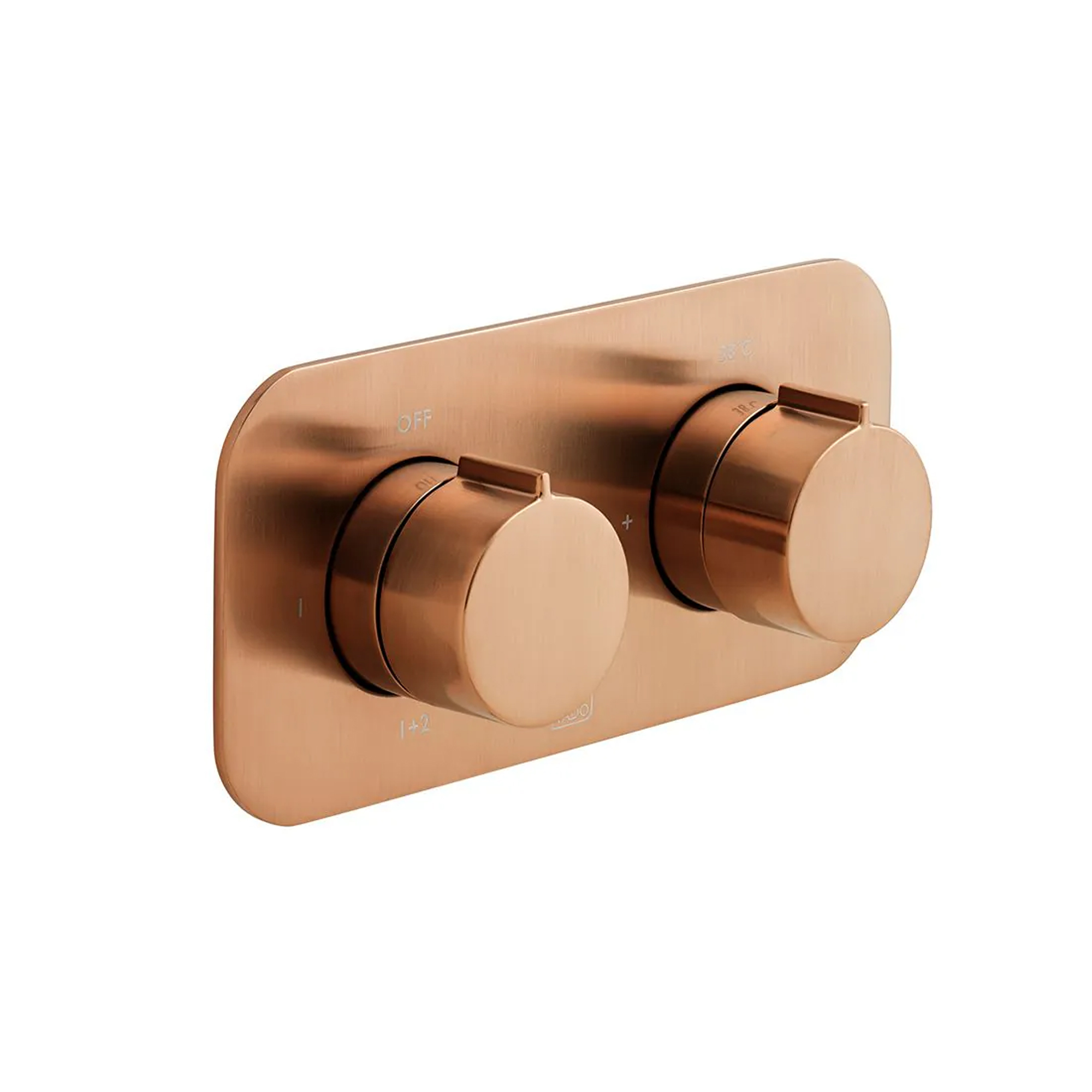 Vado Individual Tablet Altitude 2 Outlet 2 Handle Thermostatic Concealed Shower Valve