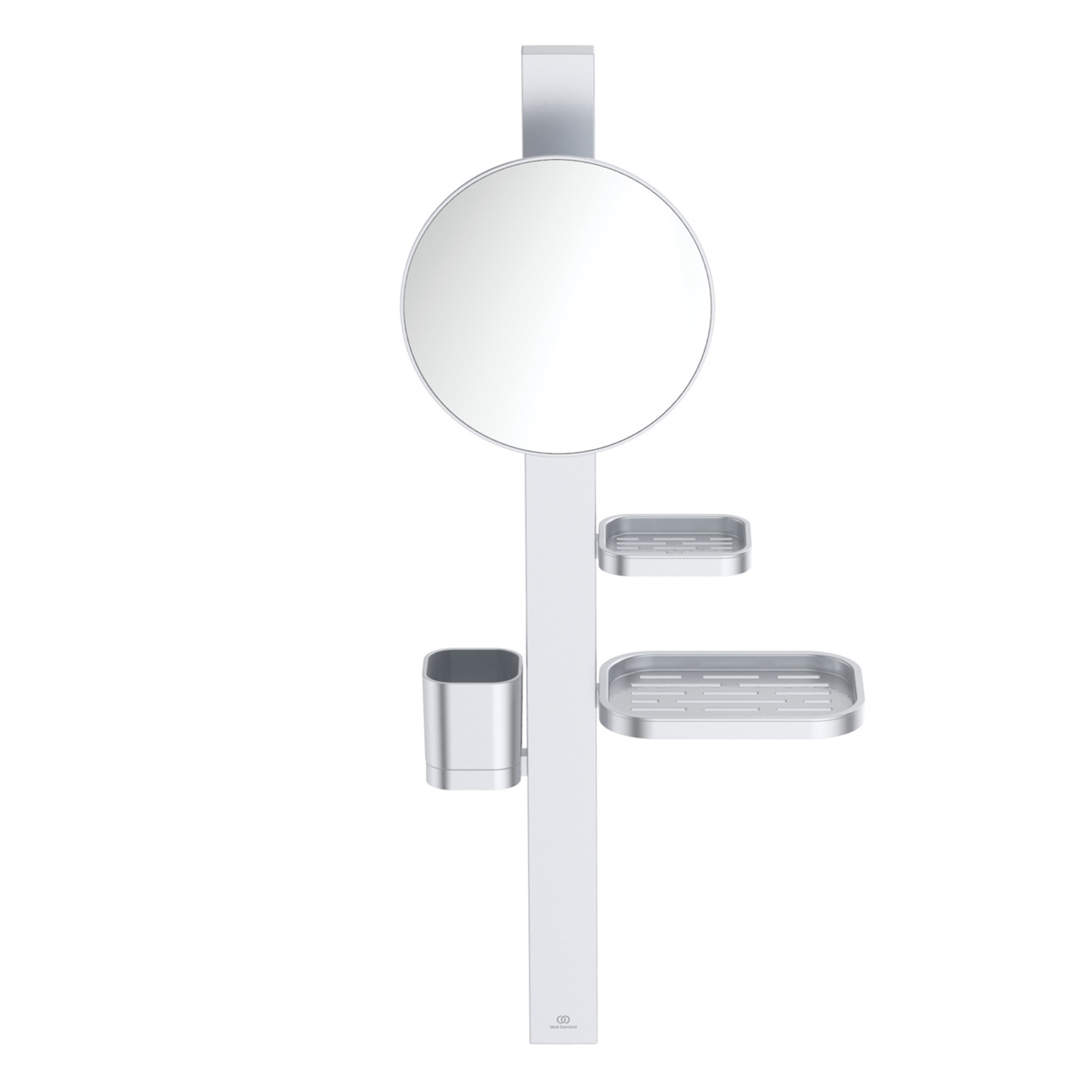 Ideal Standard Alu+ 200mm Magnifying Mirror & Beauty Bar