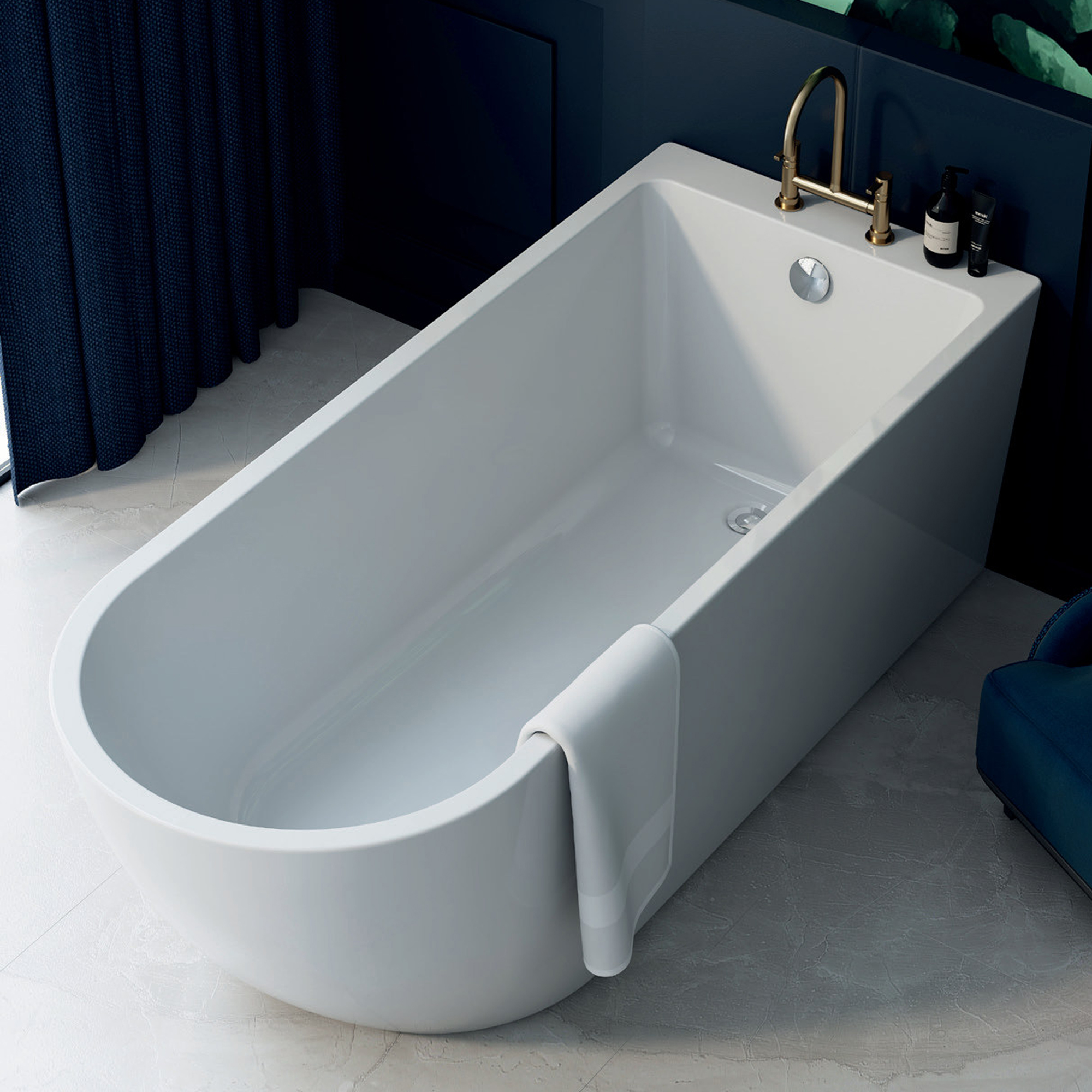 Vincent Alexander Belgravia White Freestanding Bath - 1700 x 700mm