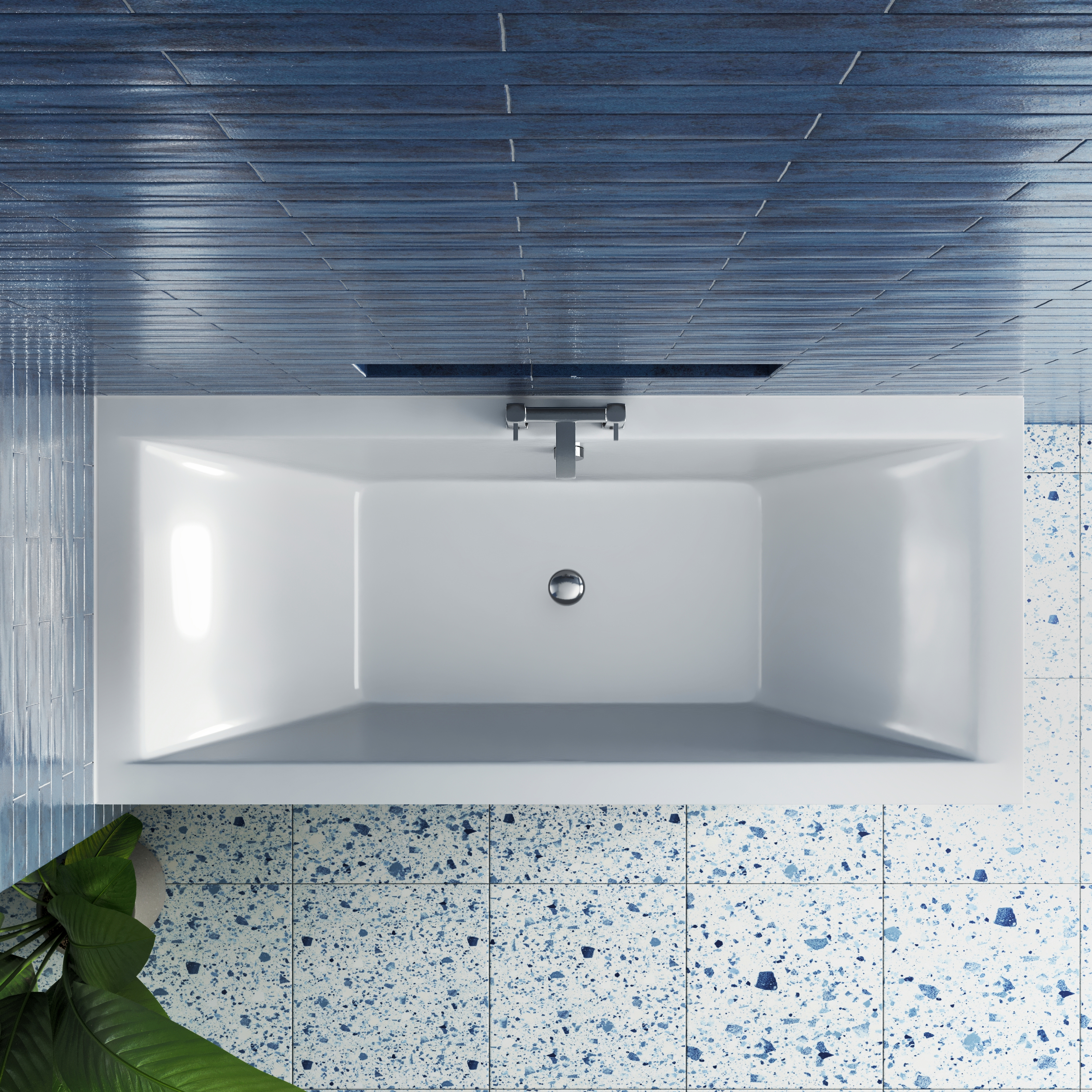 Harbour Icon Bathroom Suite with Rimless Toilet & Double Ended Bath