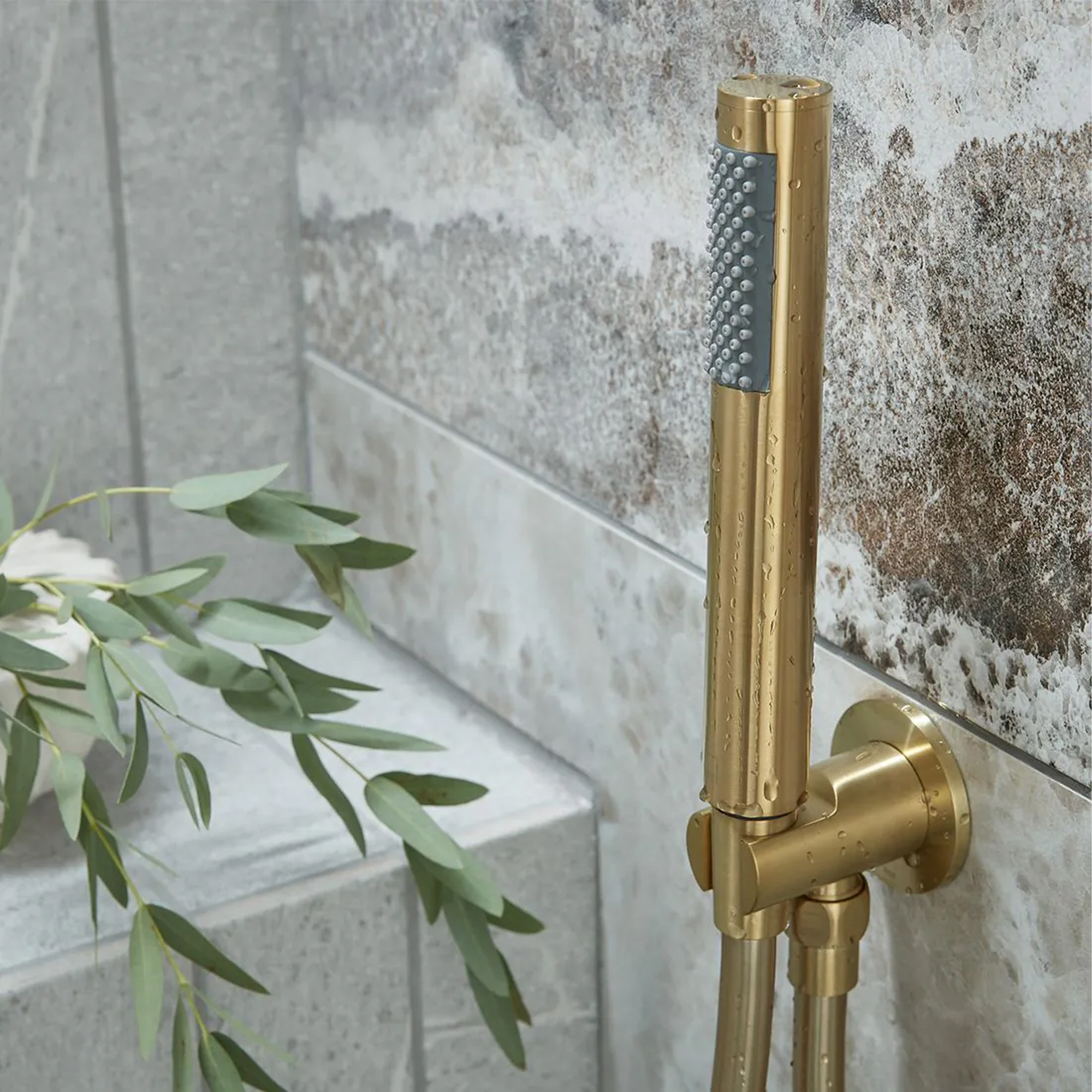 Vado Individual Tablet Altitude 2 Outlet Concealed Thermostatic Valve, Fixed Head & Shower Handset Kit