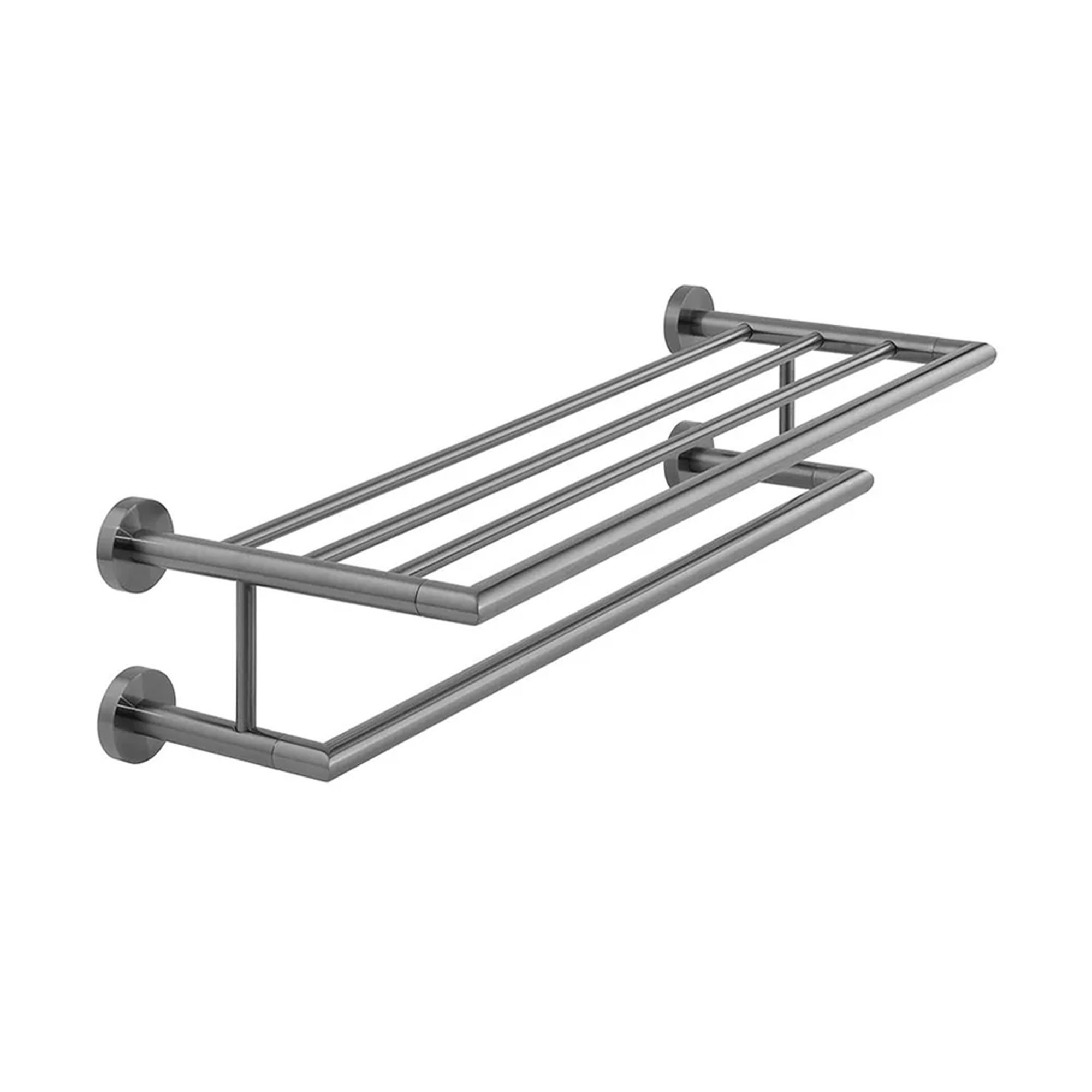 Vado Individual Spa 600mm Towel Shelf with Rail