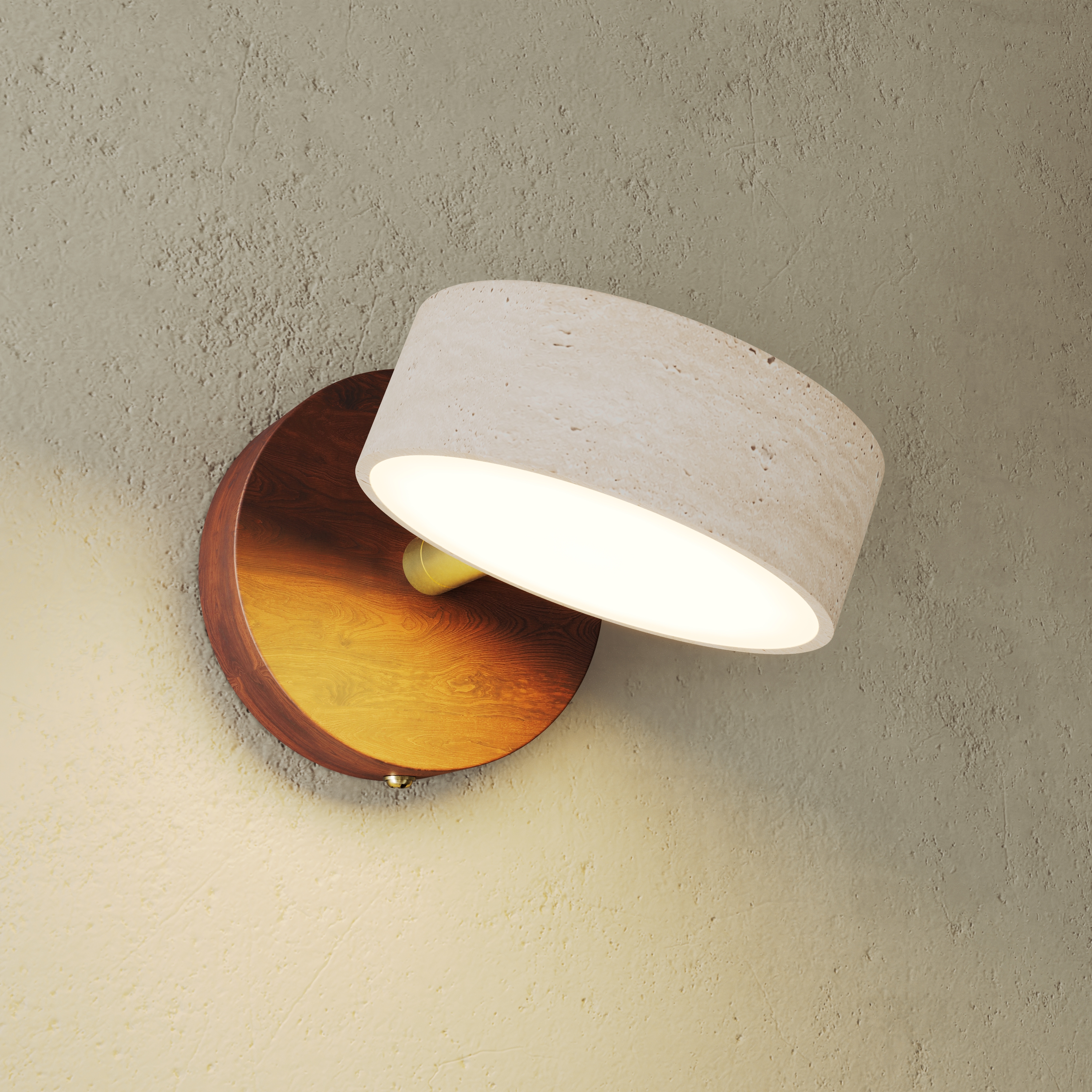 Drench Single Stone Spot Wall Light