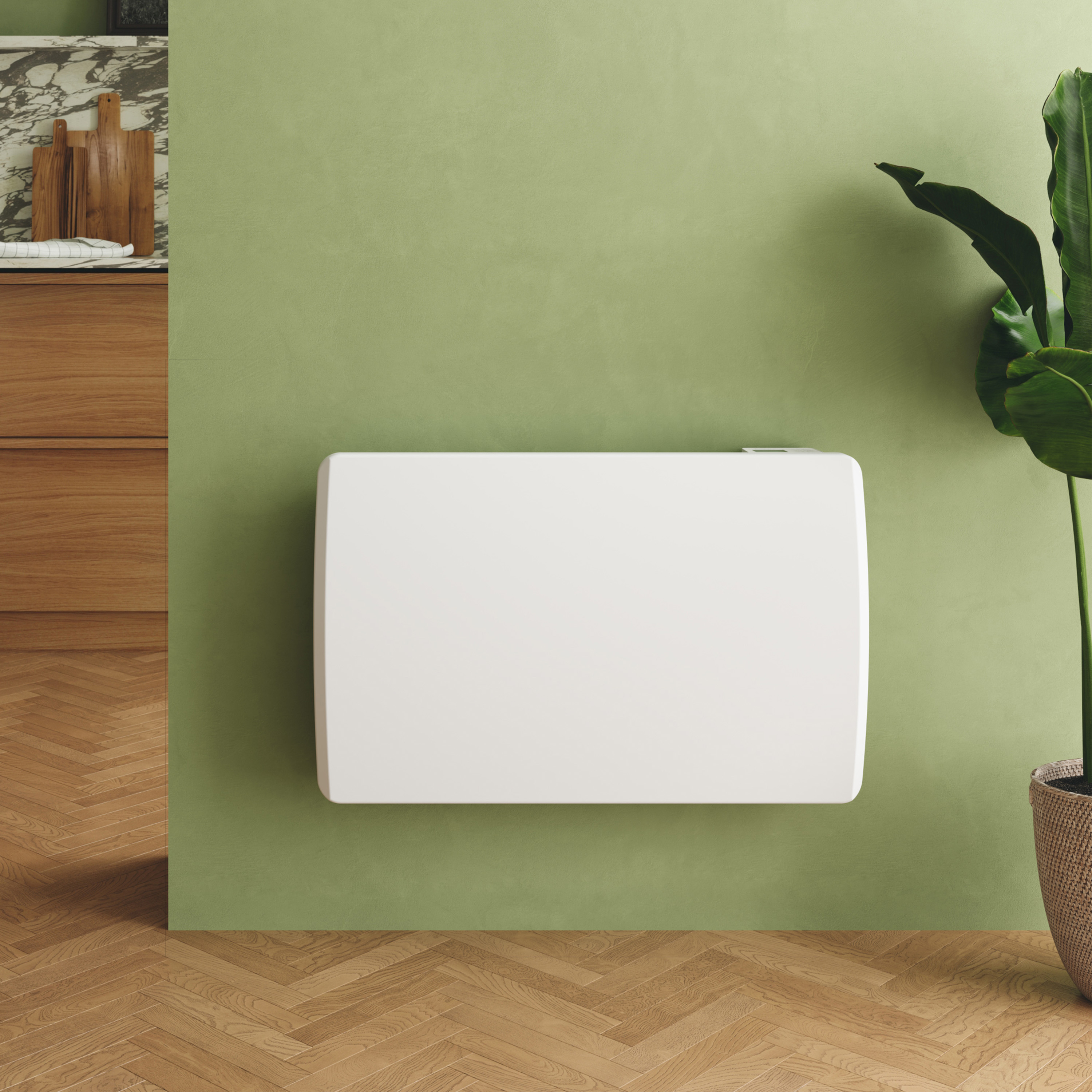 Toasty Lume Matt White Electric Radiator