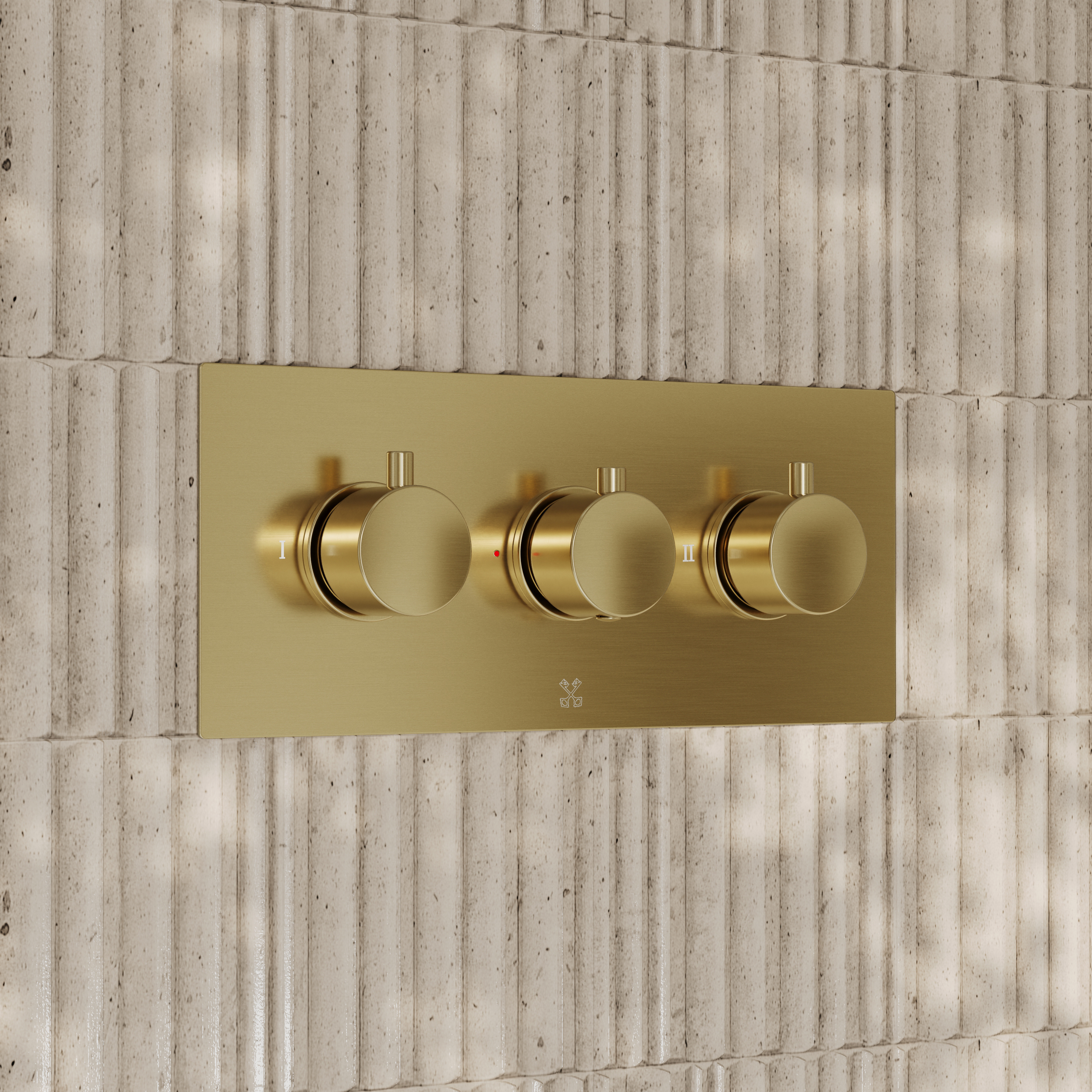 Core 3 Outlet Landscape Thermostatic Concealed Shower Valve