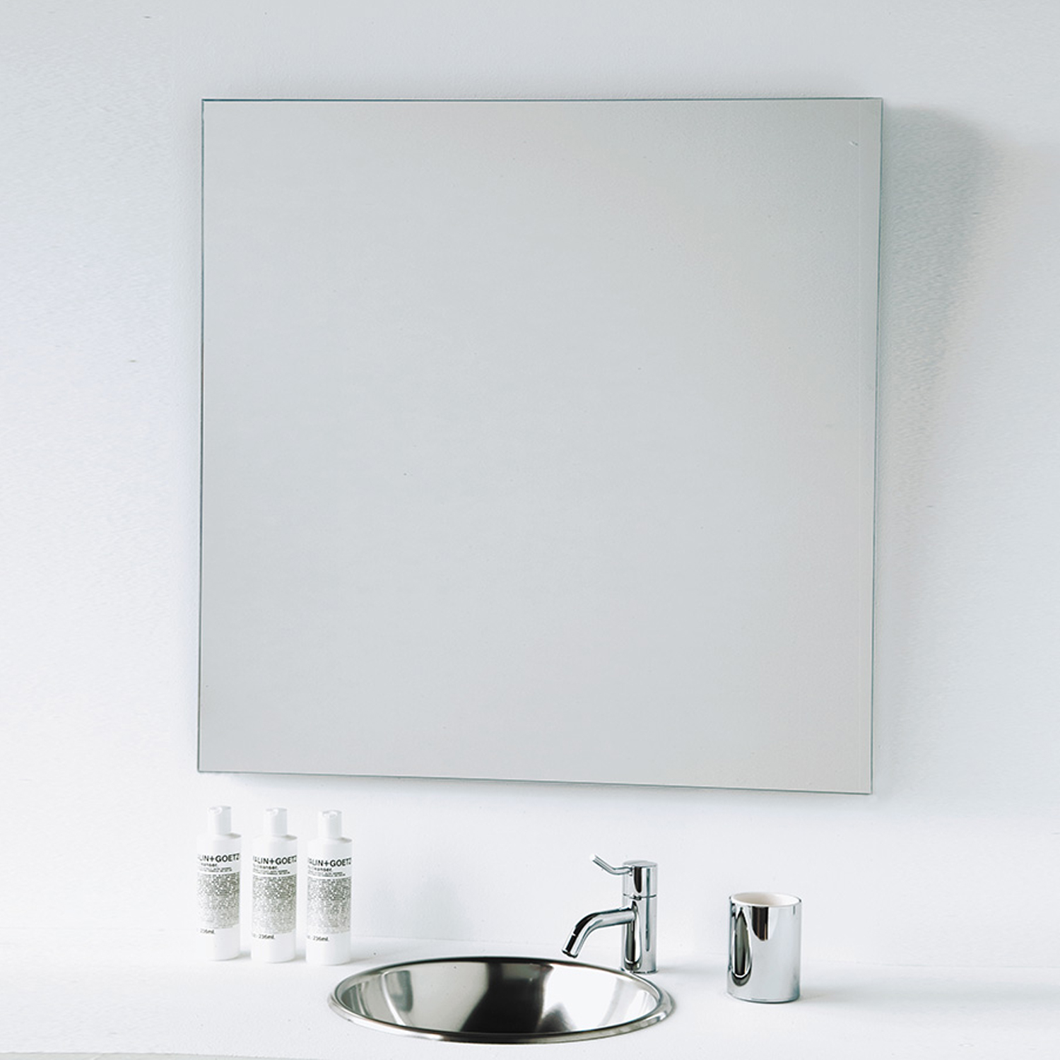Vasic Slim Square Mirror - 600 x 600mm & 800 x 800mm