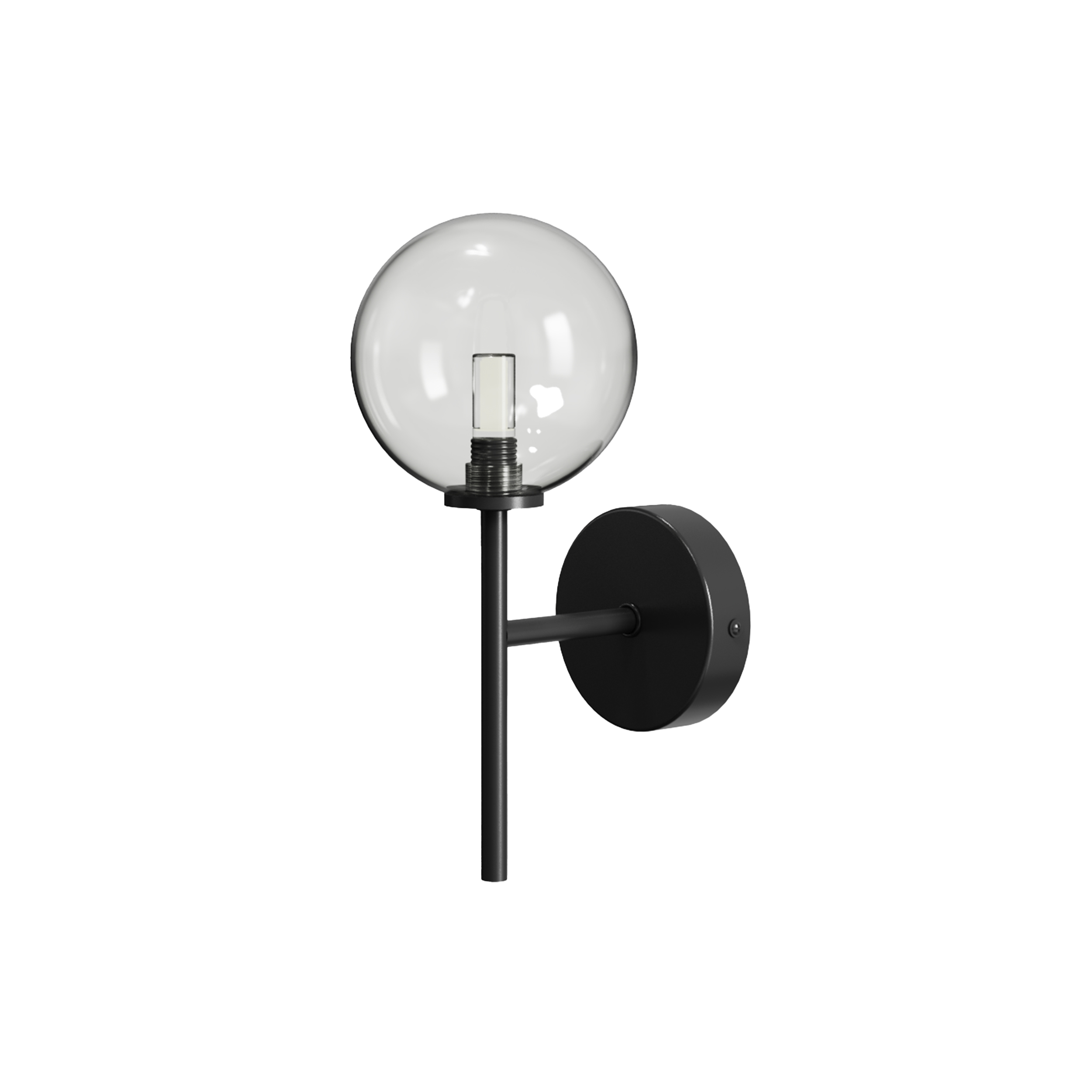 Harbour Glass Globe Wall Light