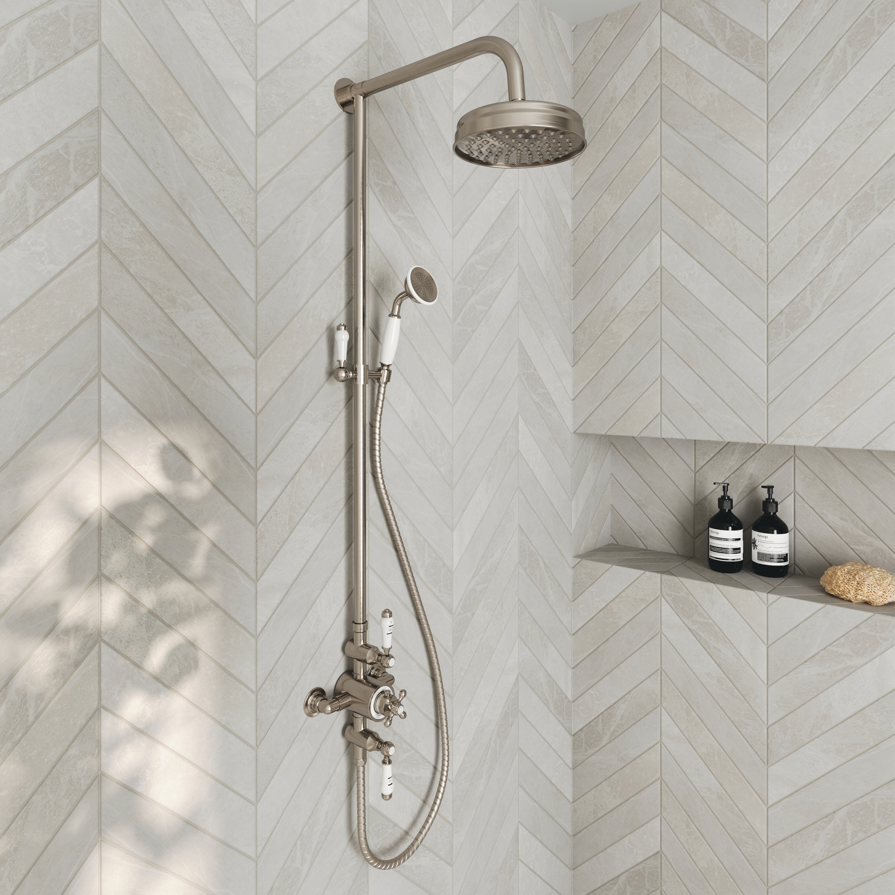 Butler & Rose Eliza Traditional 2 Outlet Exposed Shower Kit