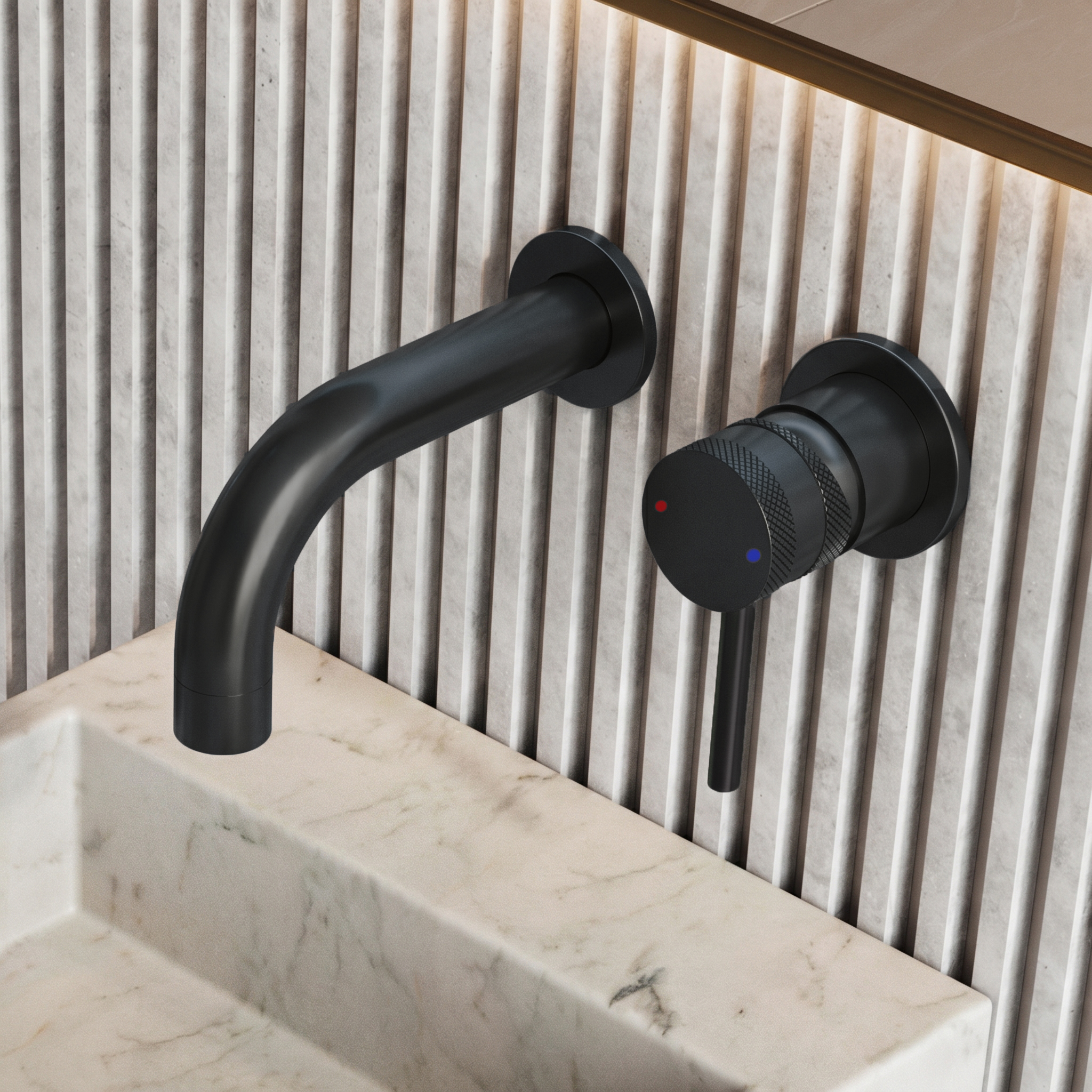 Core Wall Mounted 140mm Cloakroom Basin Tap