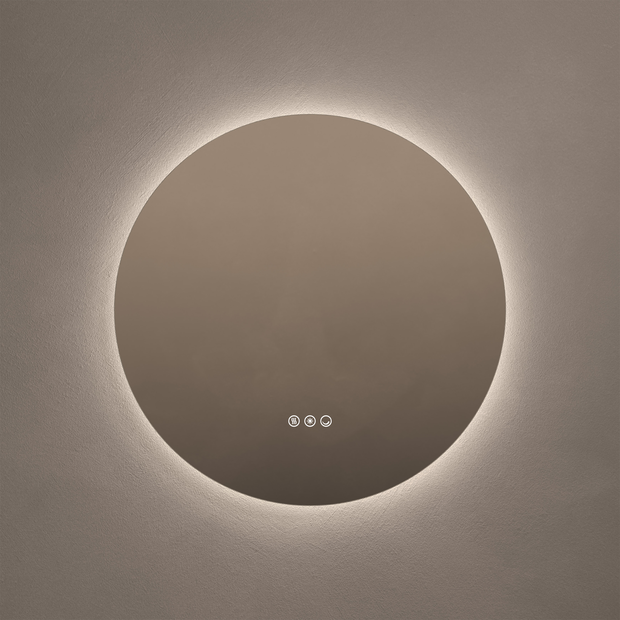 Origins Living Claris Round LED Illuminated Mirror with Demister Pad & Colour Change Lights