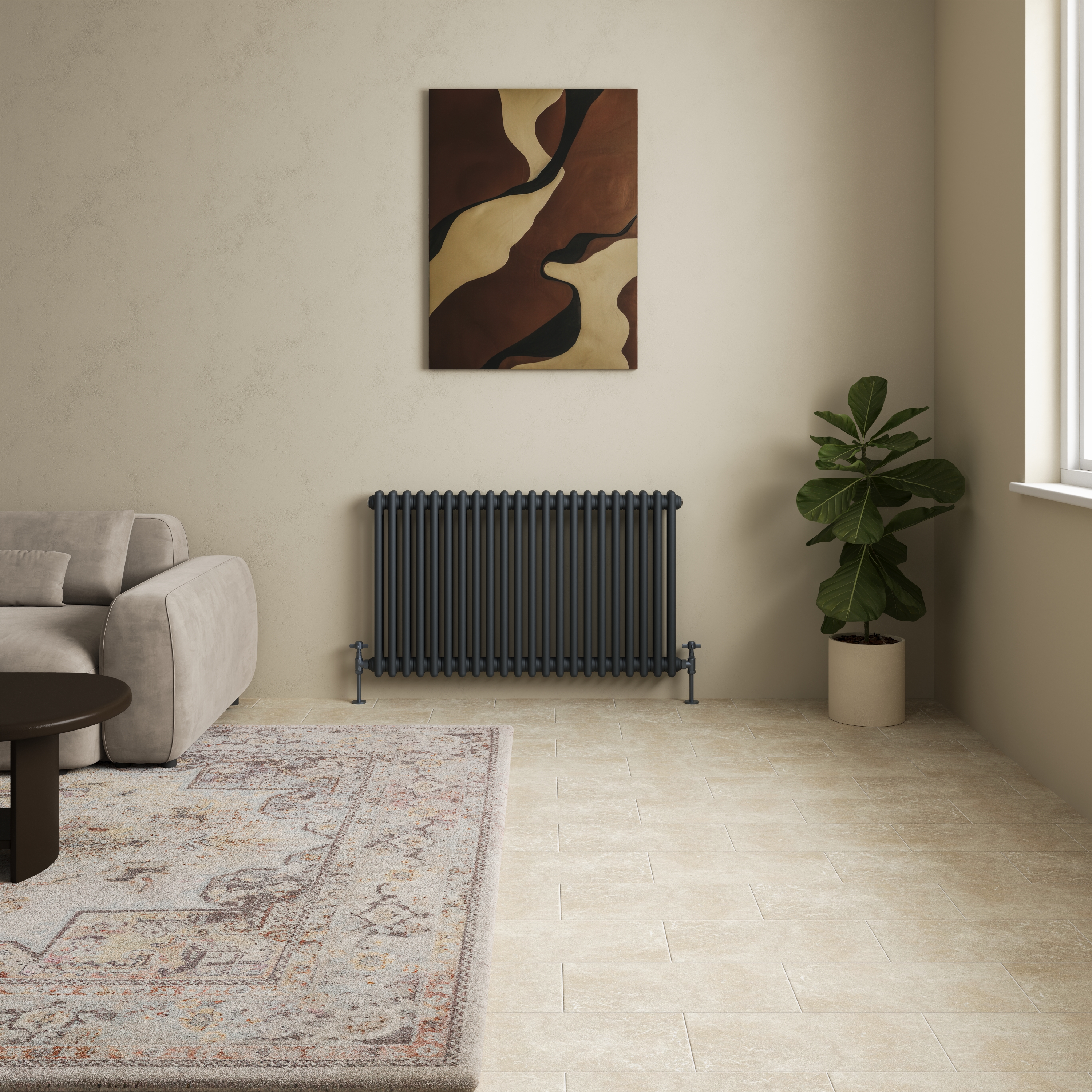 Toasty Ardleigh Anthracite Horizontal Column Radiator