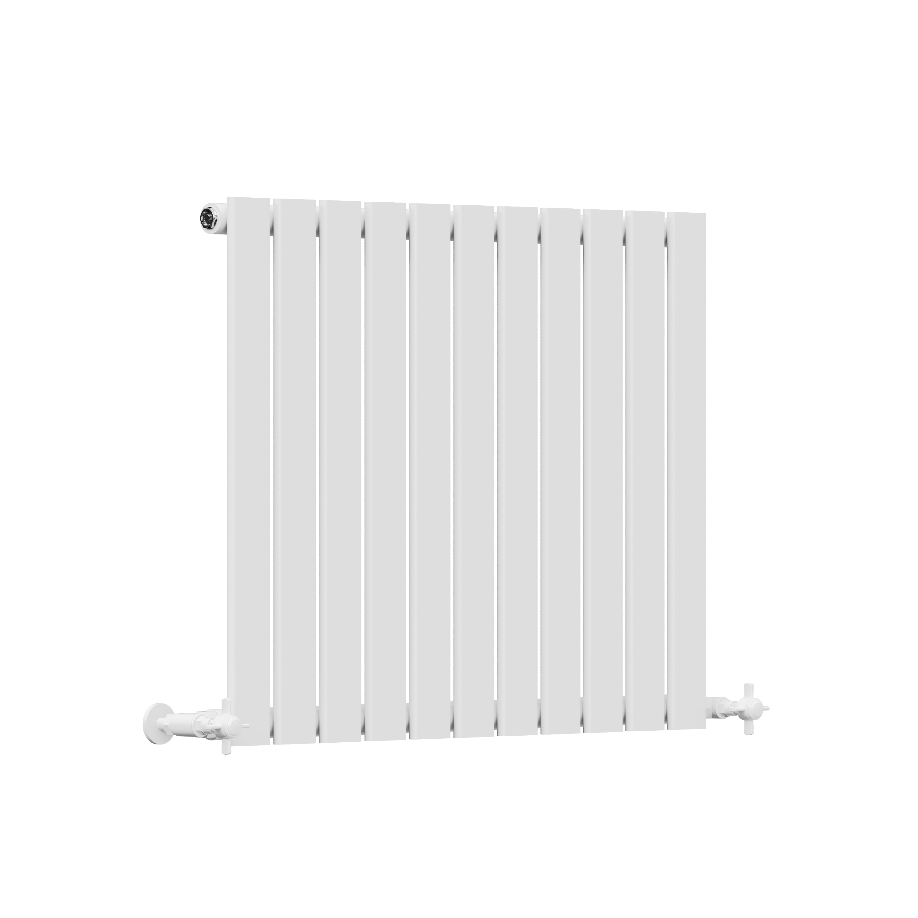 Toasty Radiance White Flat Panel Horizontal Radiator
