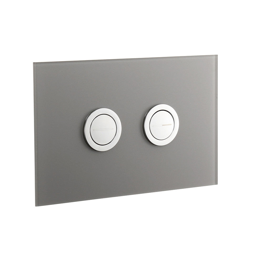 Abacus Lustrolite Glass-Effect Flush Plate