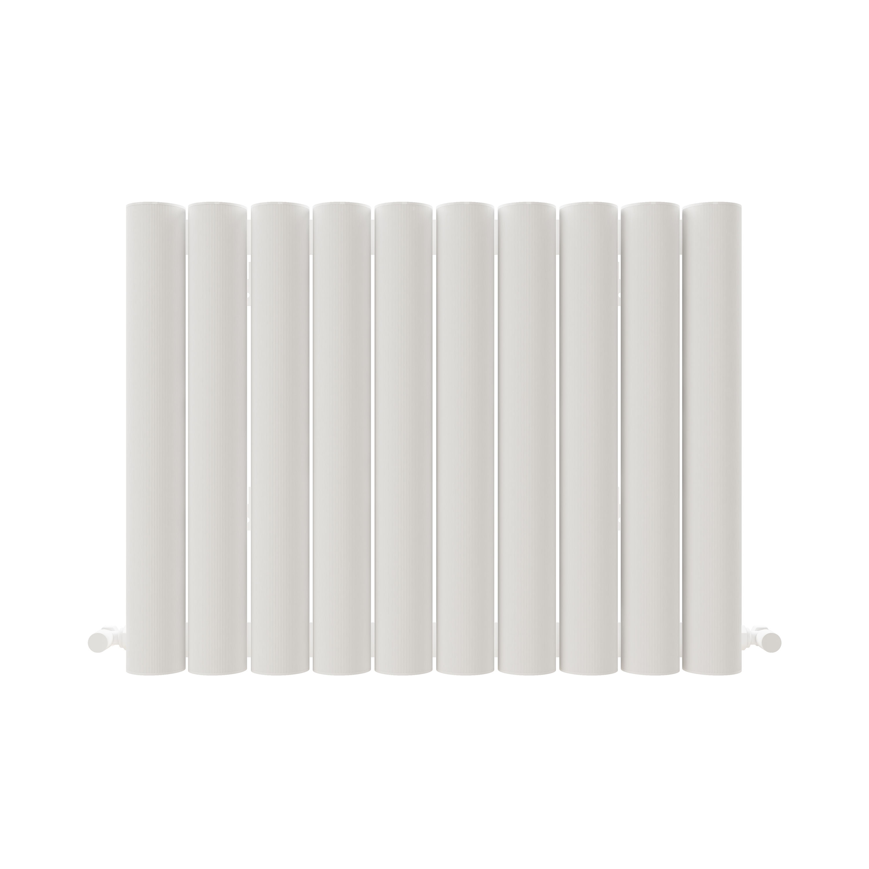 Carisa Otto Oval Single Panel Horizontal Aluminium Radiator