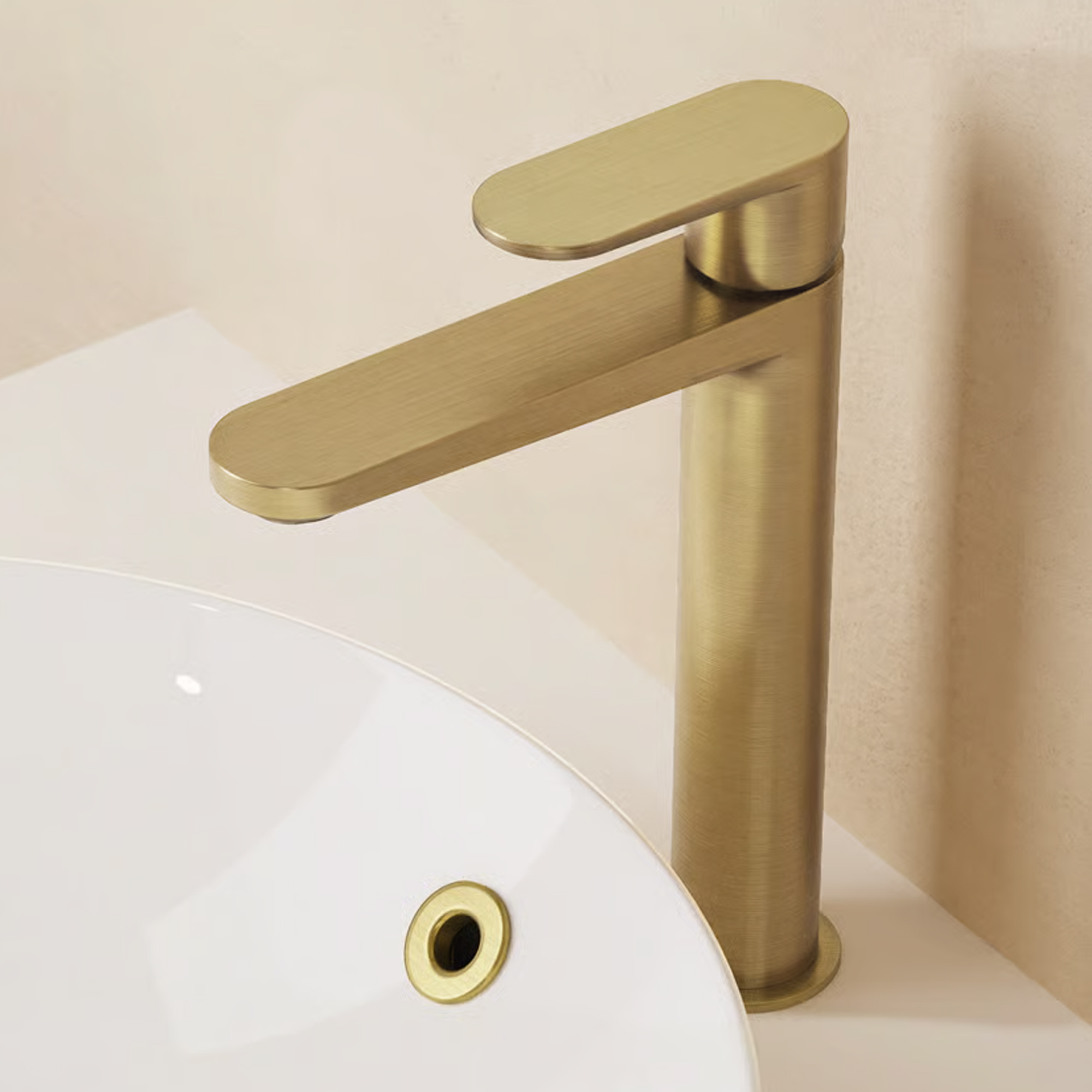 Crosswater Drift Tall Mono Basin Mixer Tap with slotted Waste