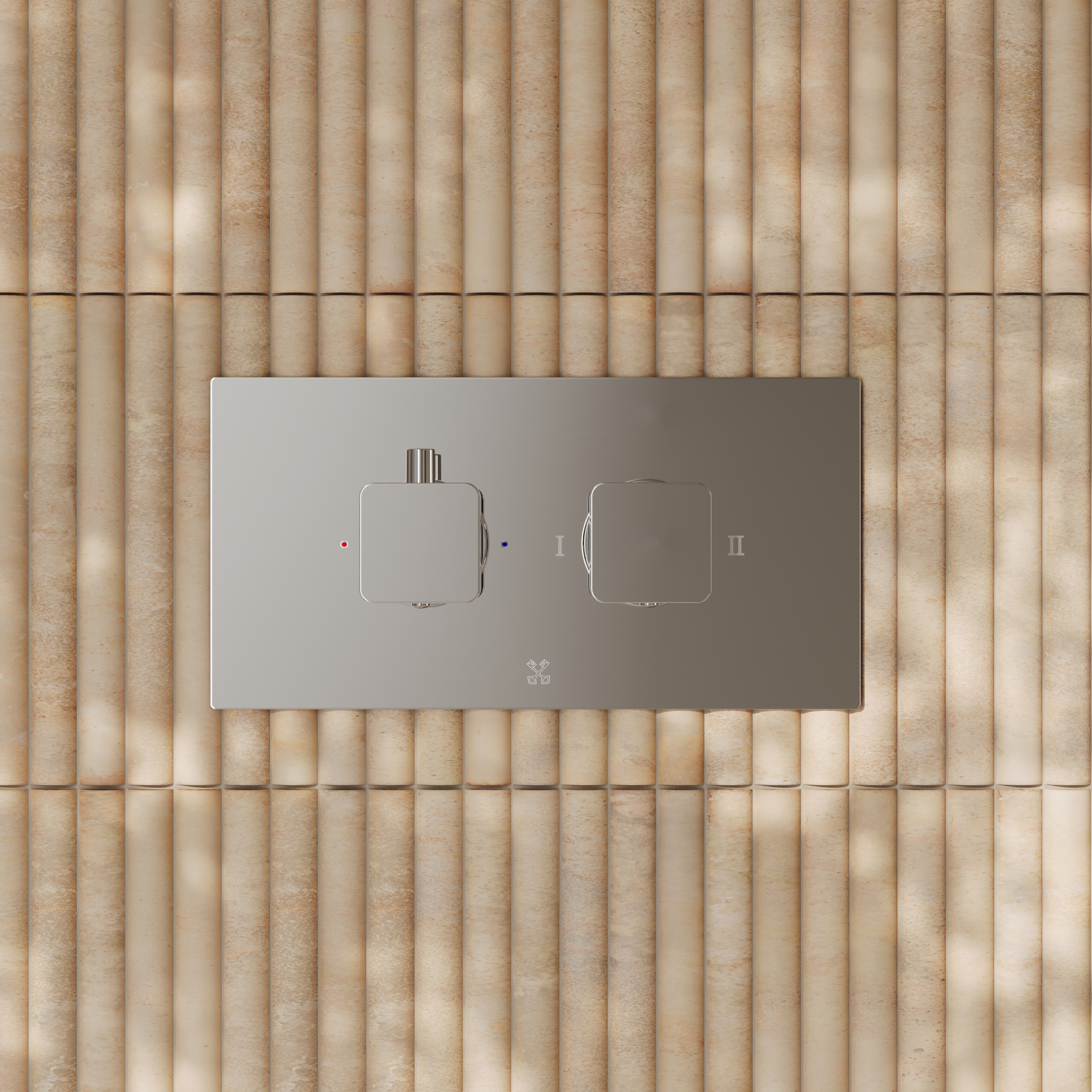 Core 2 Outlet Landscape Thermostatic Concealed Shower Valve