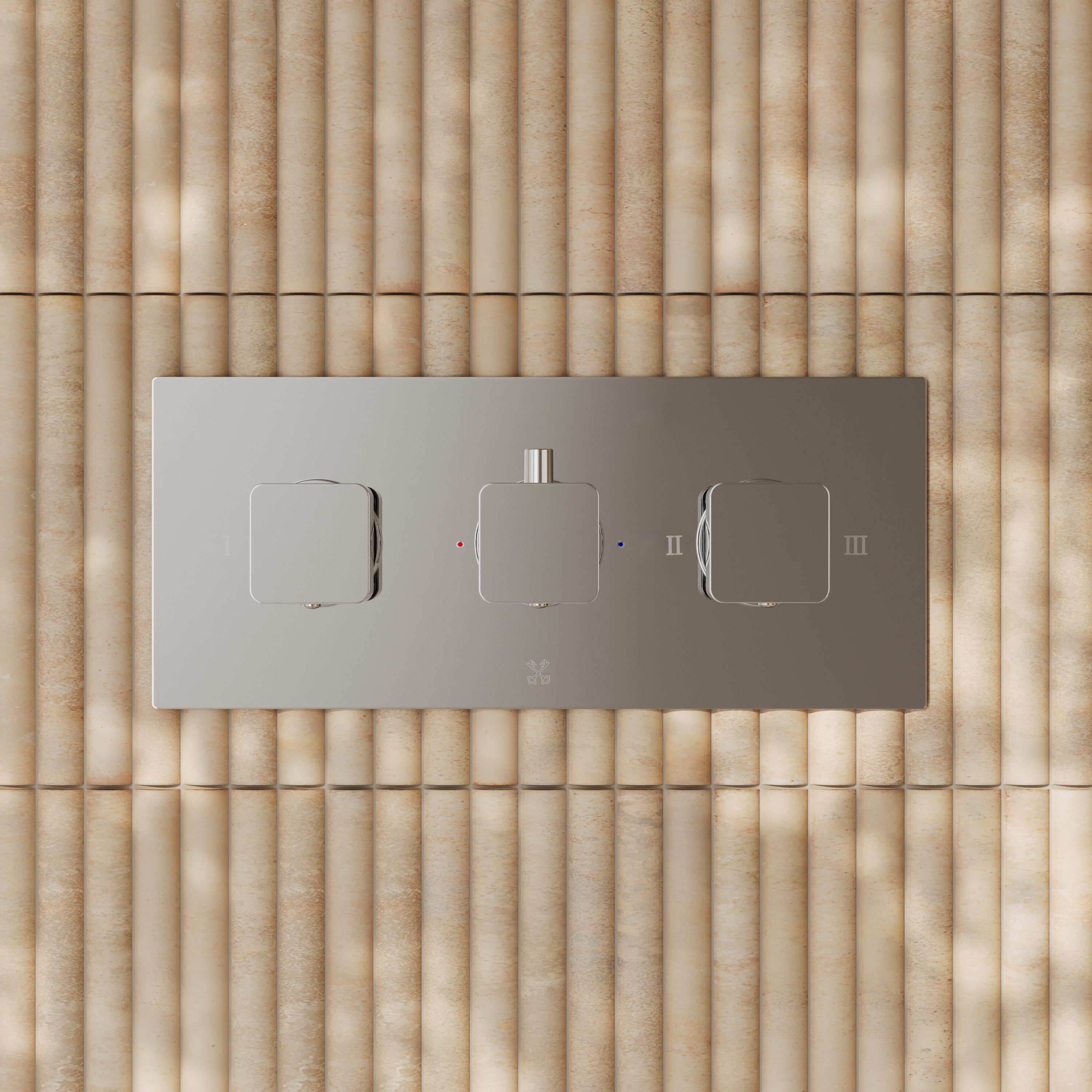 Core 3 Outlet Landscape Thermostatic Concealed Shower Valve