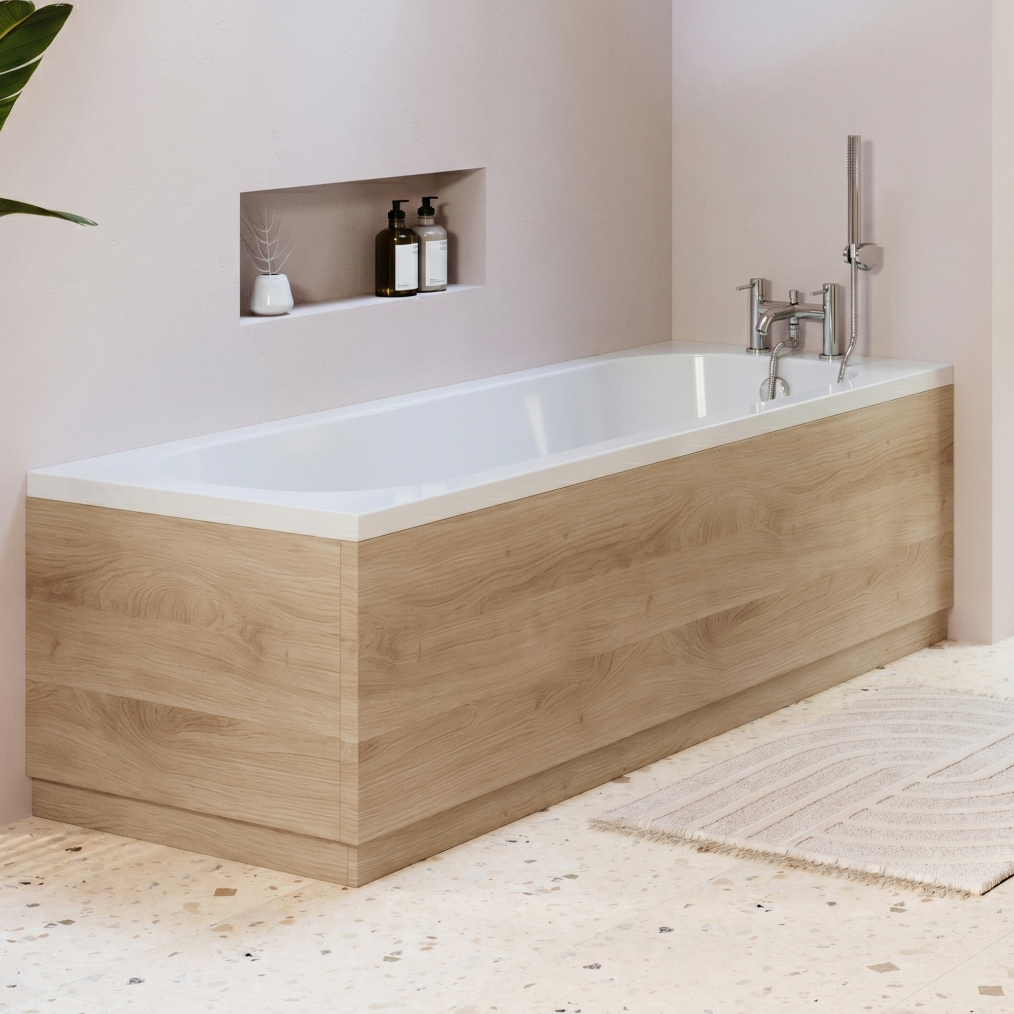 Erin 1700mm Straight Front Bath Panel
