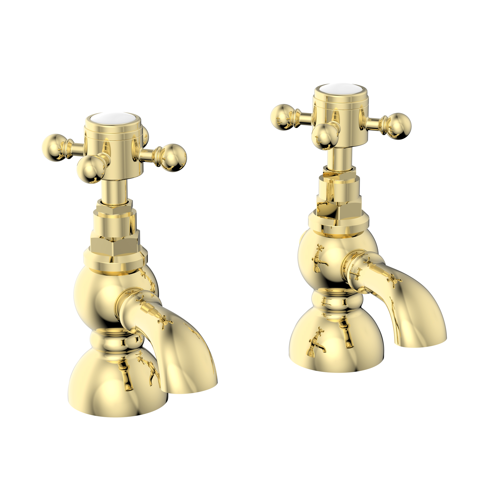 Butler & Rose Eliza Crosshead Basin Pillar Taps