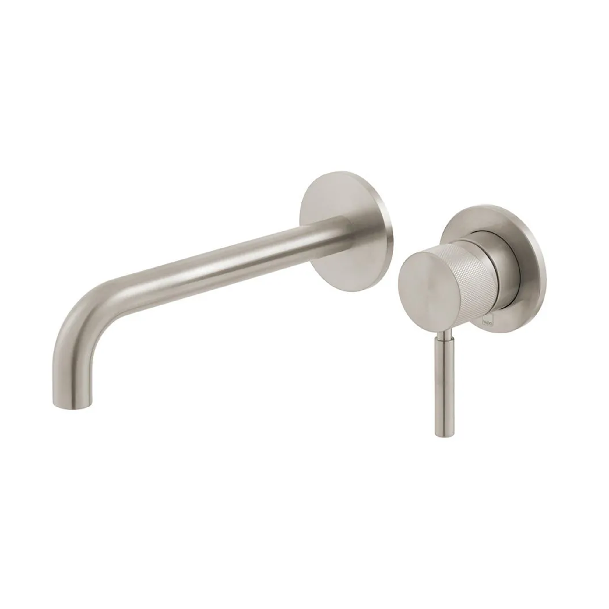Vado Individual Origins Slimline 2 Hole Wall Mounted Basin Mixer Tap with Knurled Handle