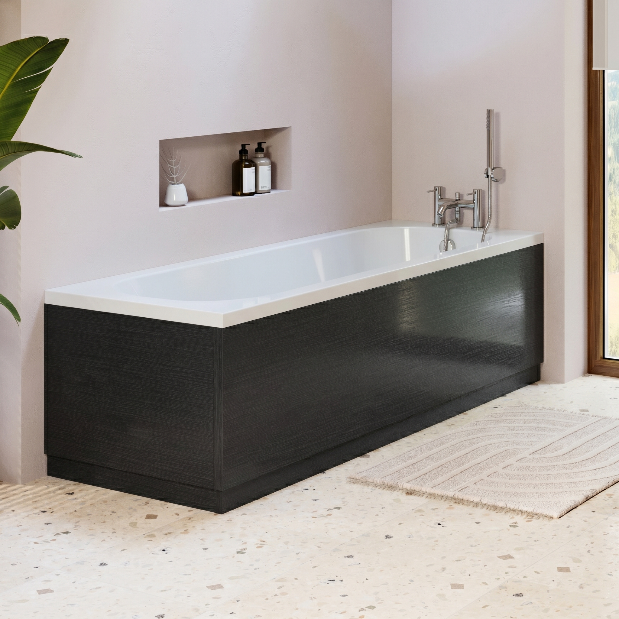 Erin 1700mm Straight Front Bath Panel