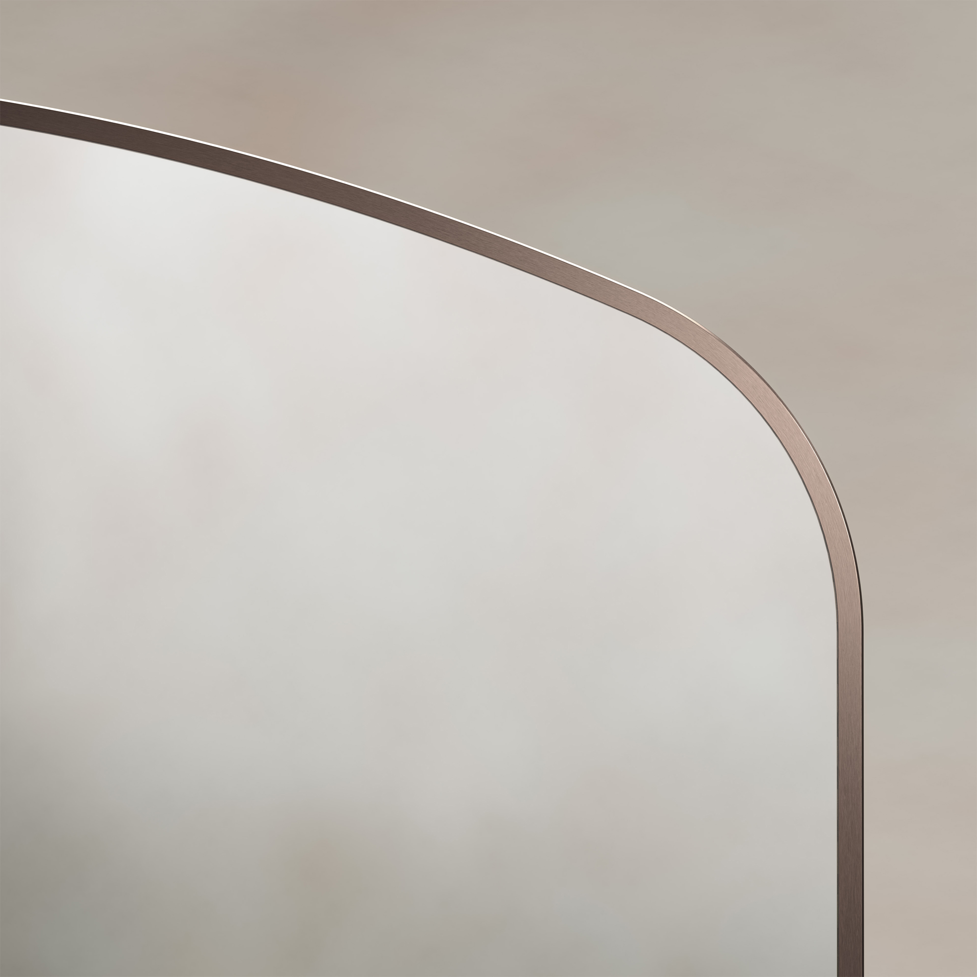 Origins Living Delphine Overmantle Arched Mirror - 1200 x 700mm