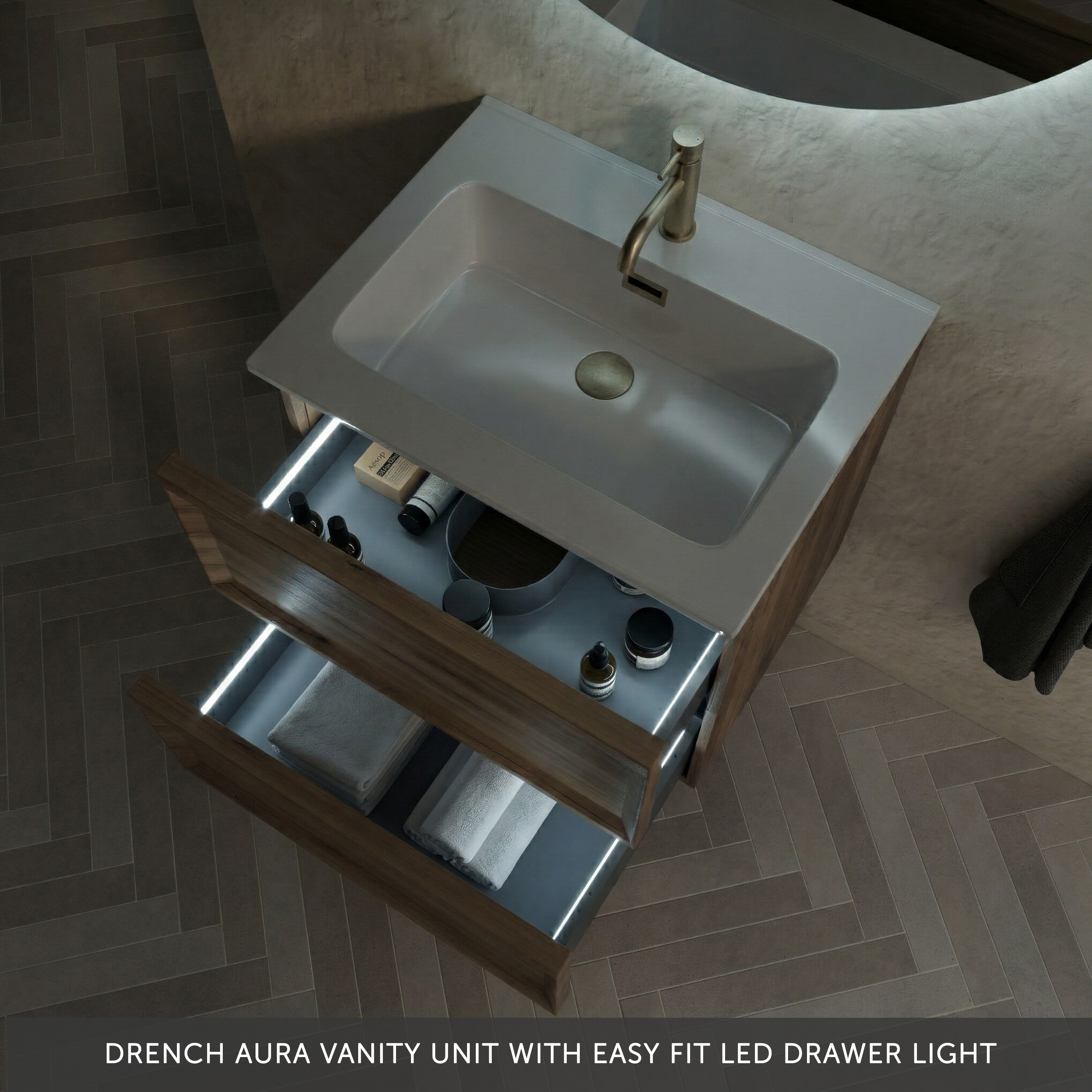 Drench Easy Fit LED Drawer Light - No Mains Required