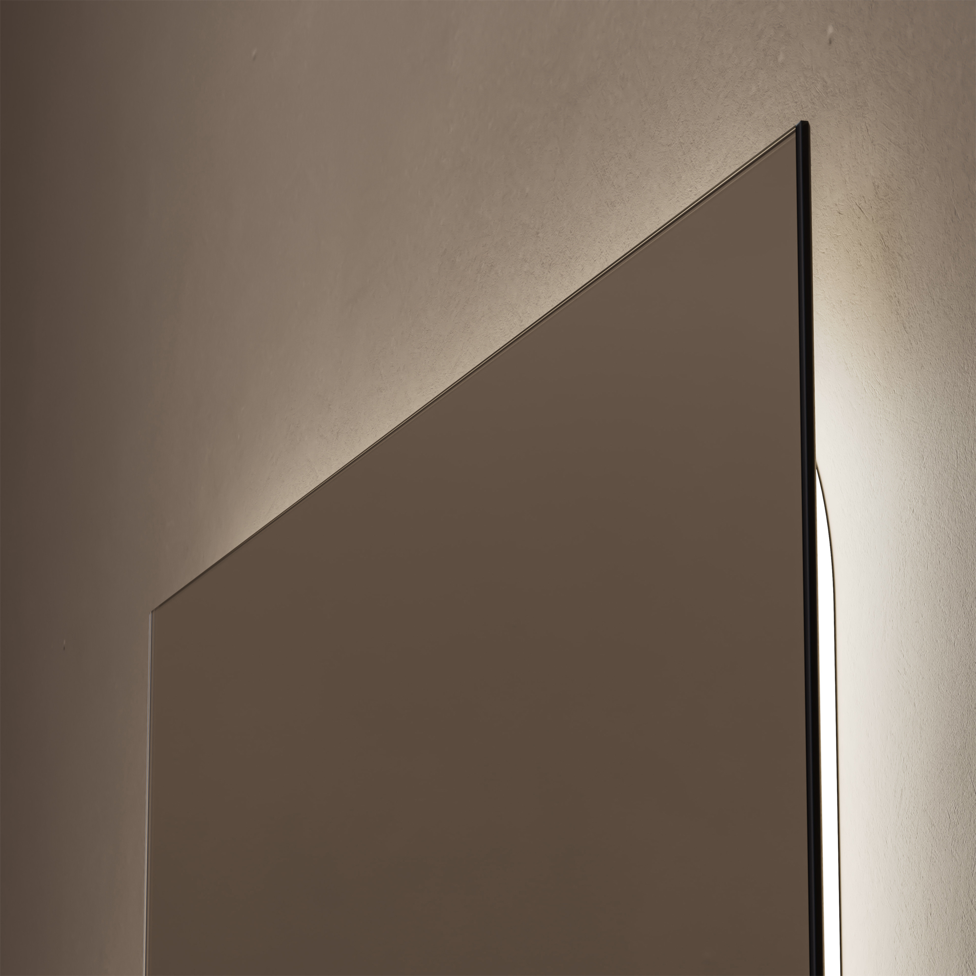 Origins Living Claris Rectangular LED Illuminated Mirror with Demister Pad & Colour Change Lights