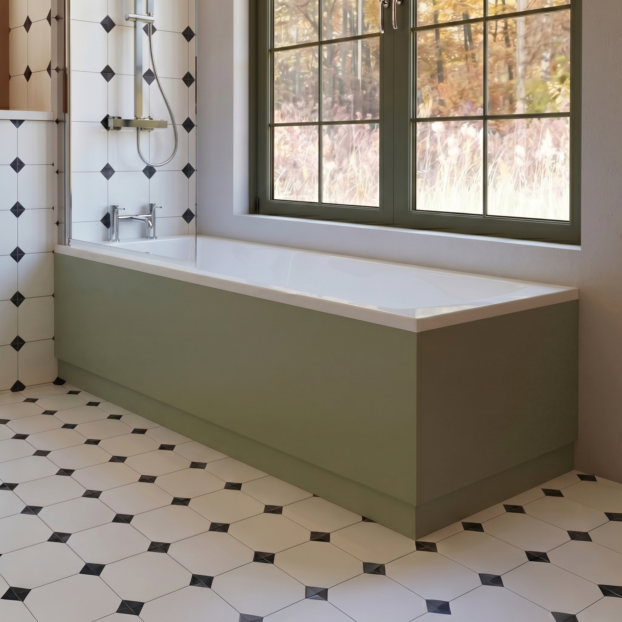 Erin 1700mm Straight Front Bath Panel