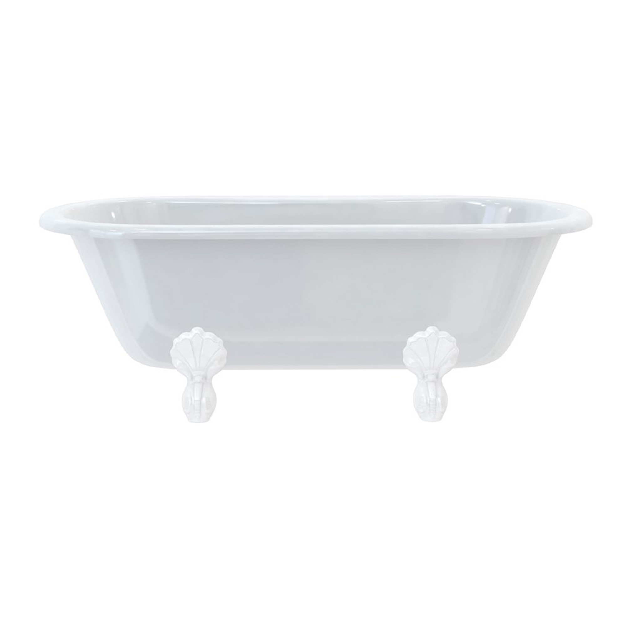 Burlington Windsor Roll Top Bath with Luxury Feet - 1500 x 750mm & 1690 x 745mm