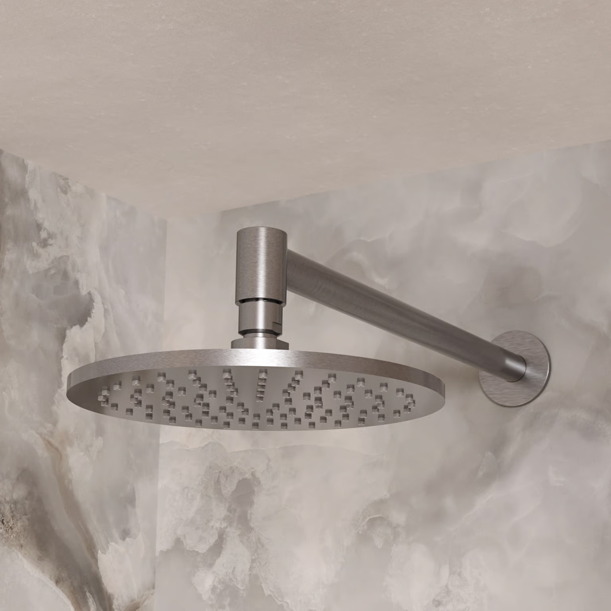 Crosswater 3ONE6 Stainless Steel 350mm Wall Mounted Shower Arm