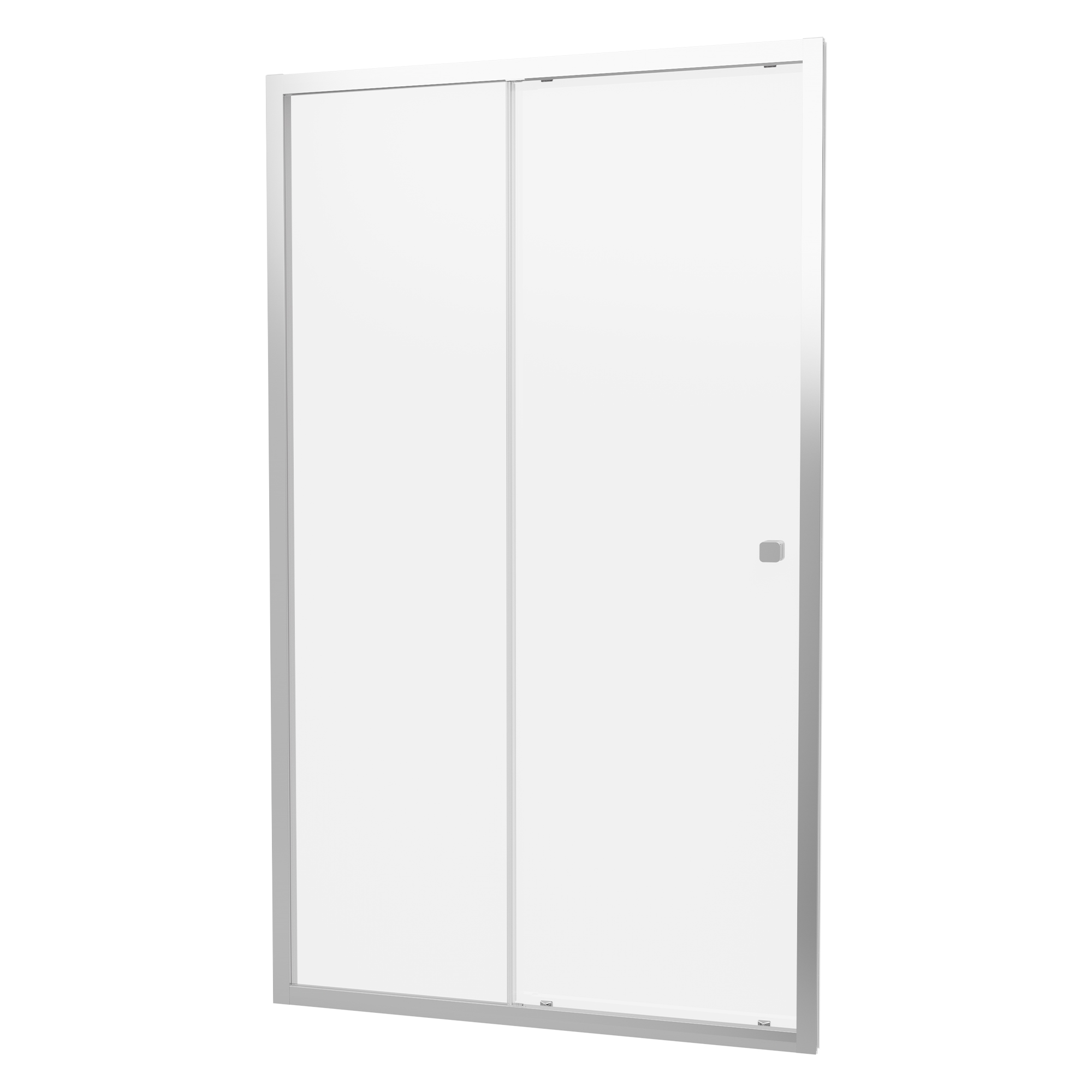 Crosswater Clear 6 6mm Matt Black Single Sliding Door & Optional Side Panel