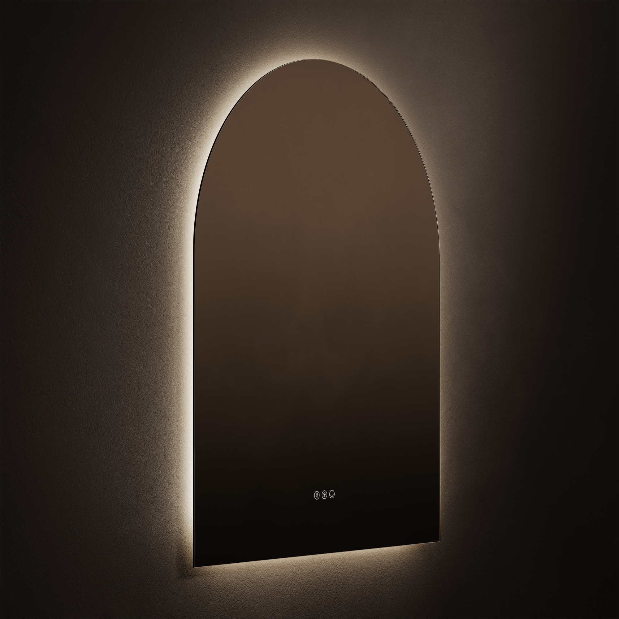 Origins Living Claris Arched LED Illuminated Mirror with Demister Pad & Colour Change Lights