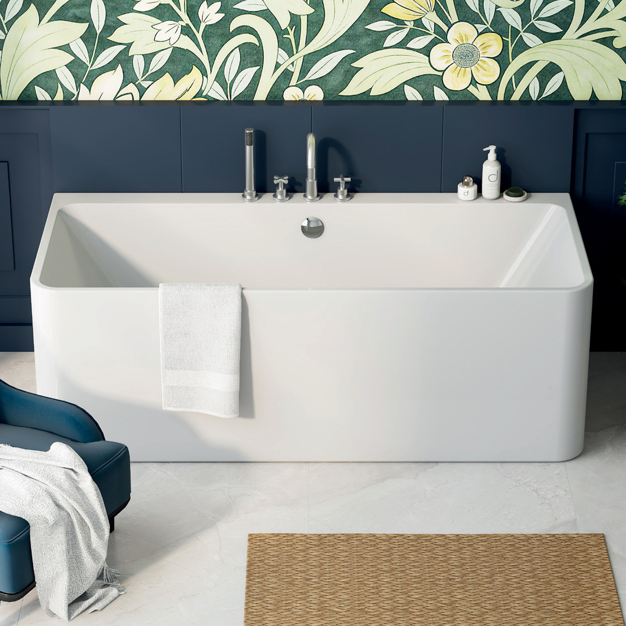 Vincent Alexander Stratford Freestanding Bath - 1720 x 740mm