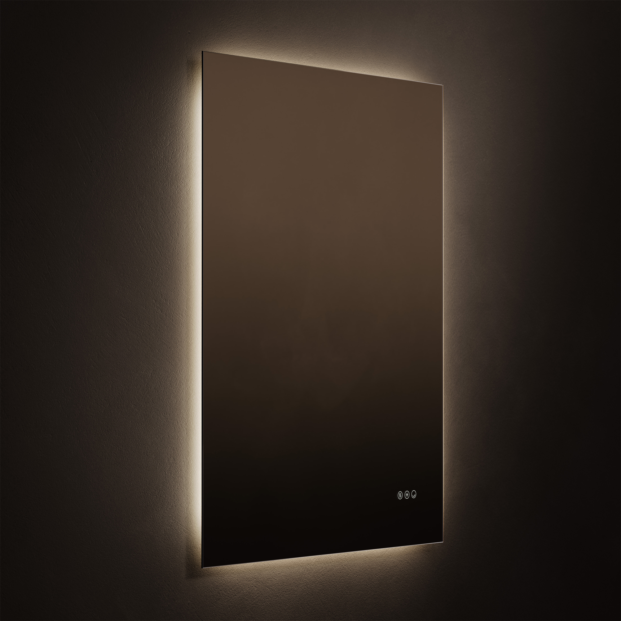 Origins Living Claris Rectangular LED Illuminated Mirror with Demister Pad & Colour Change Lights