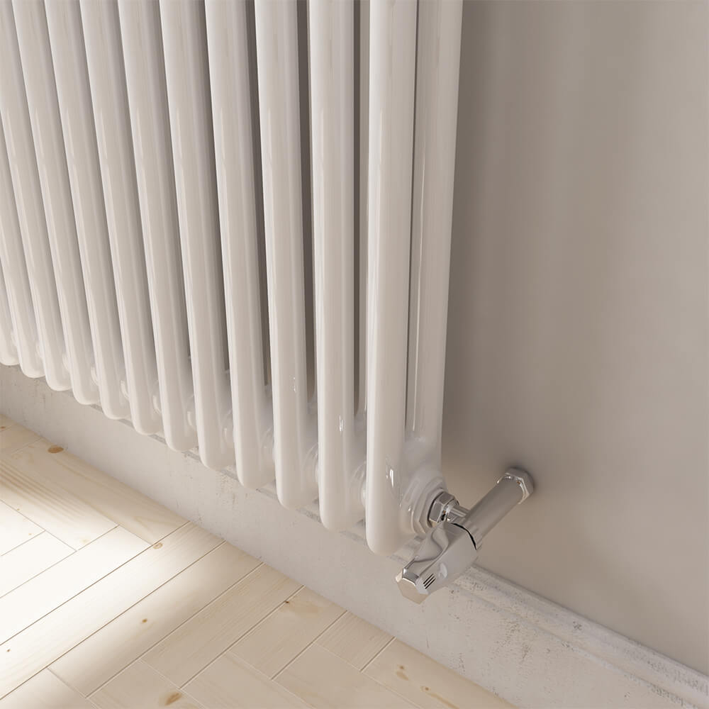 Brenton Olympus Horizontal 2 Column Radiator - White
