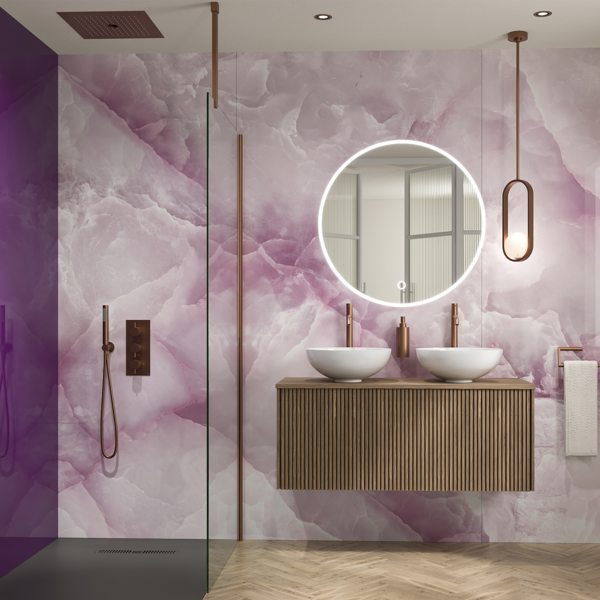 Showerwall Onyx Jewel Acrylic Pack Bathroom Wall Panel