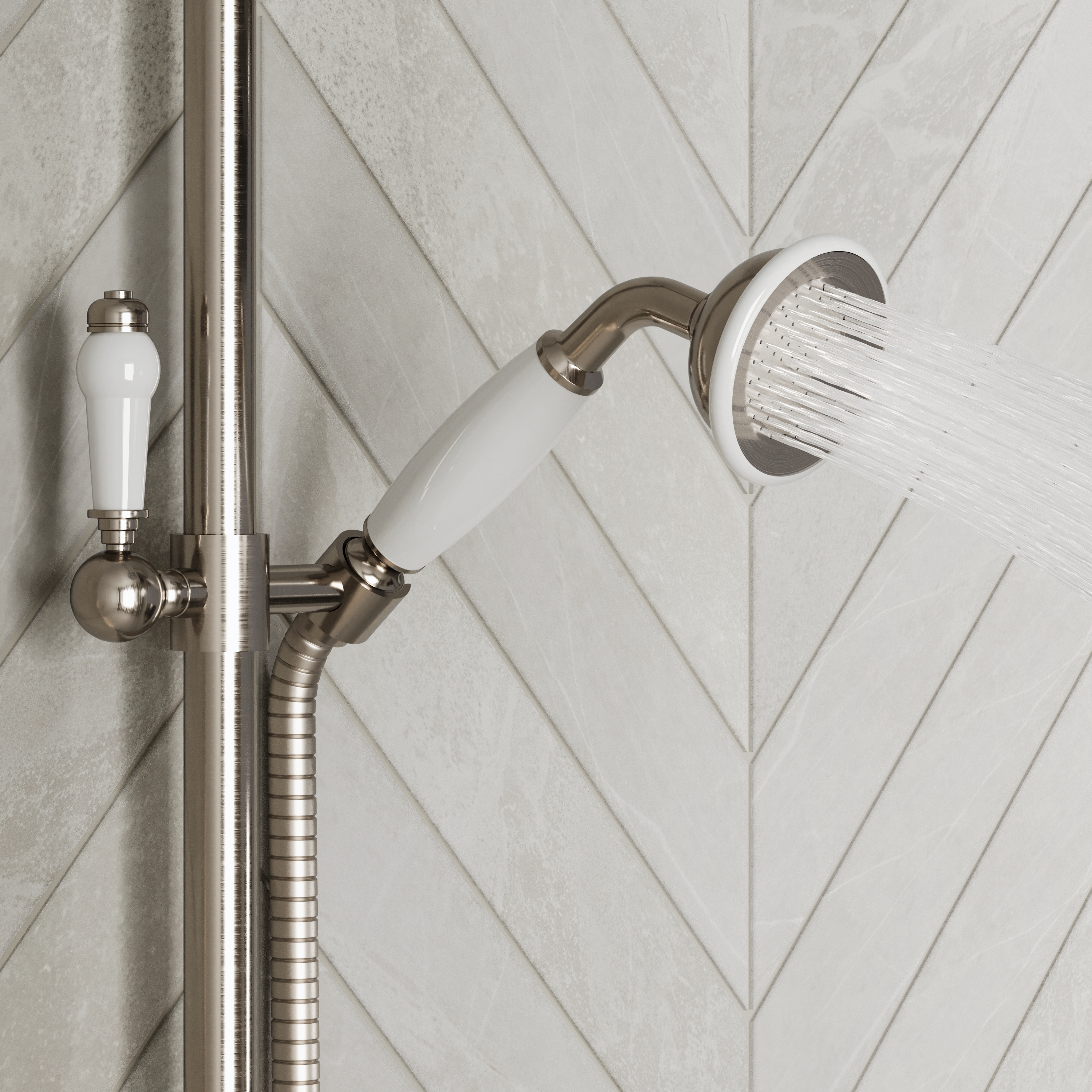Butler & Rose Eliza Traditional 2 Outlet Exposed Shower Kit