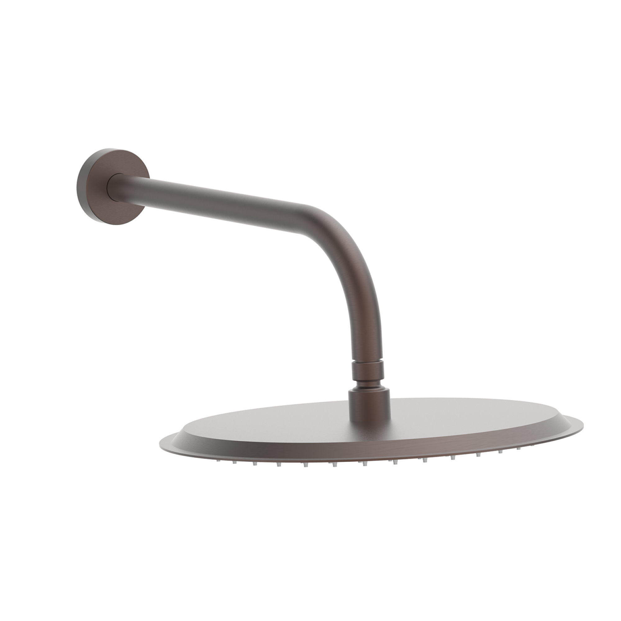 Core Round Shower Head with Wall Mounted Shower Arm