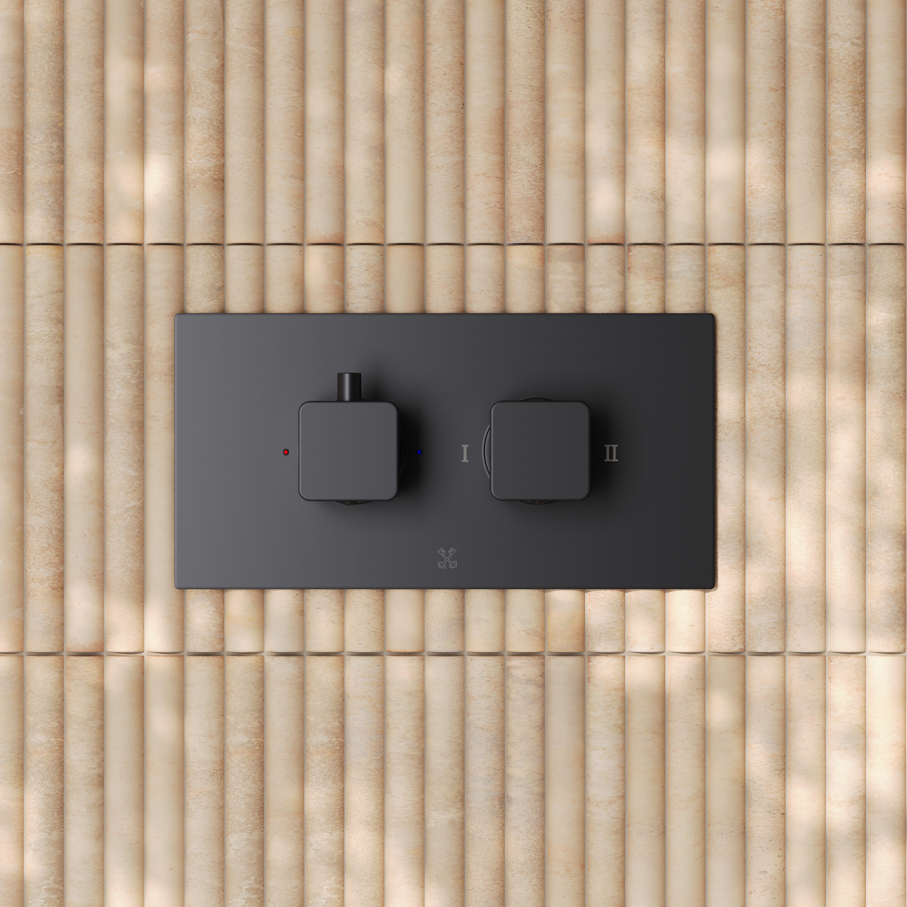 Core 2 Outlet Landscape Thermostatic Concealed Shower Valve
