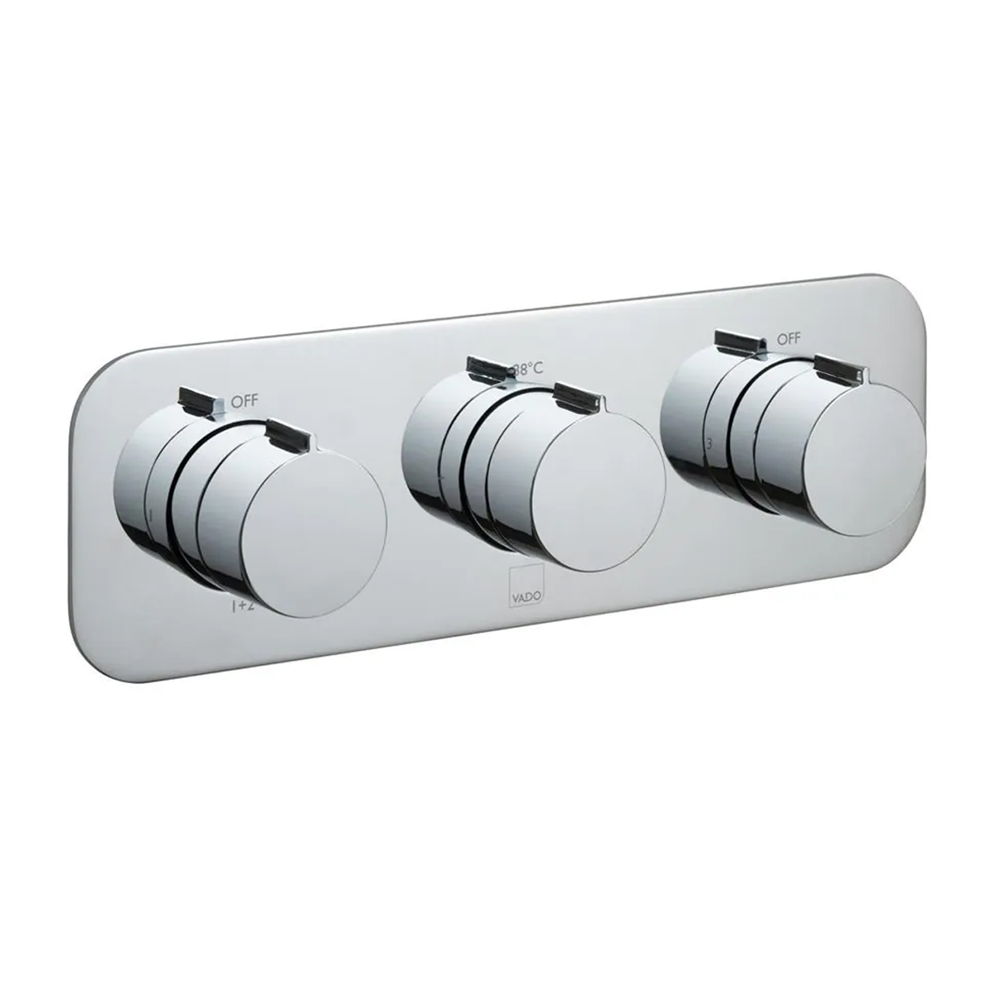 Vado Tablet Altitude Concealed Thermostatic Shower Valve - 3 Outlets