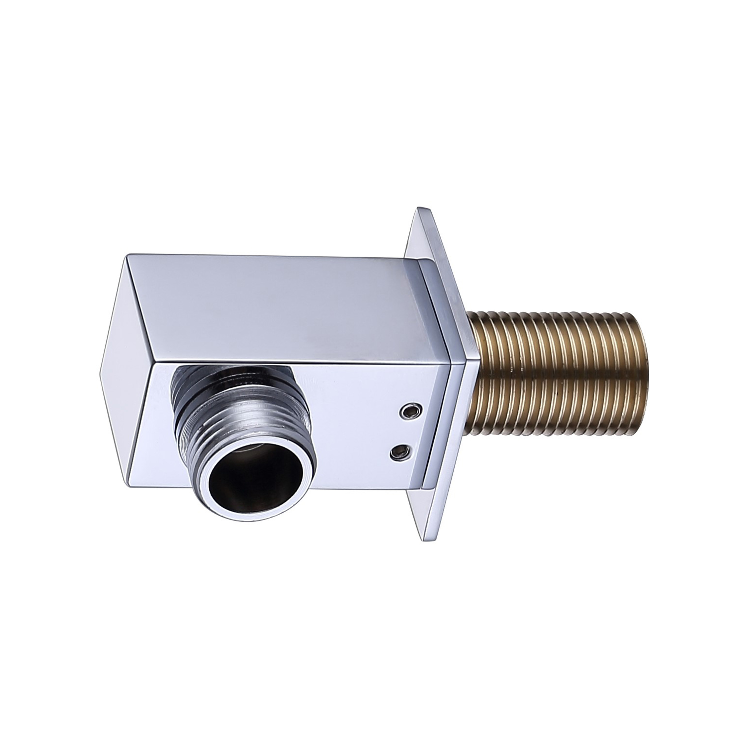 Drench Square Chrome-Plated Brass Shower Outlet Elbow