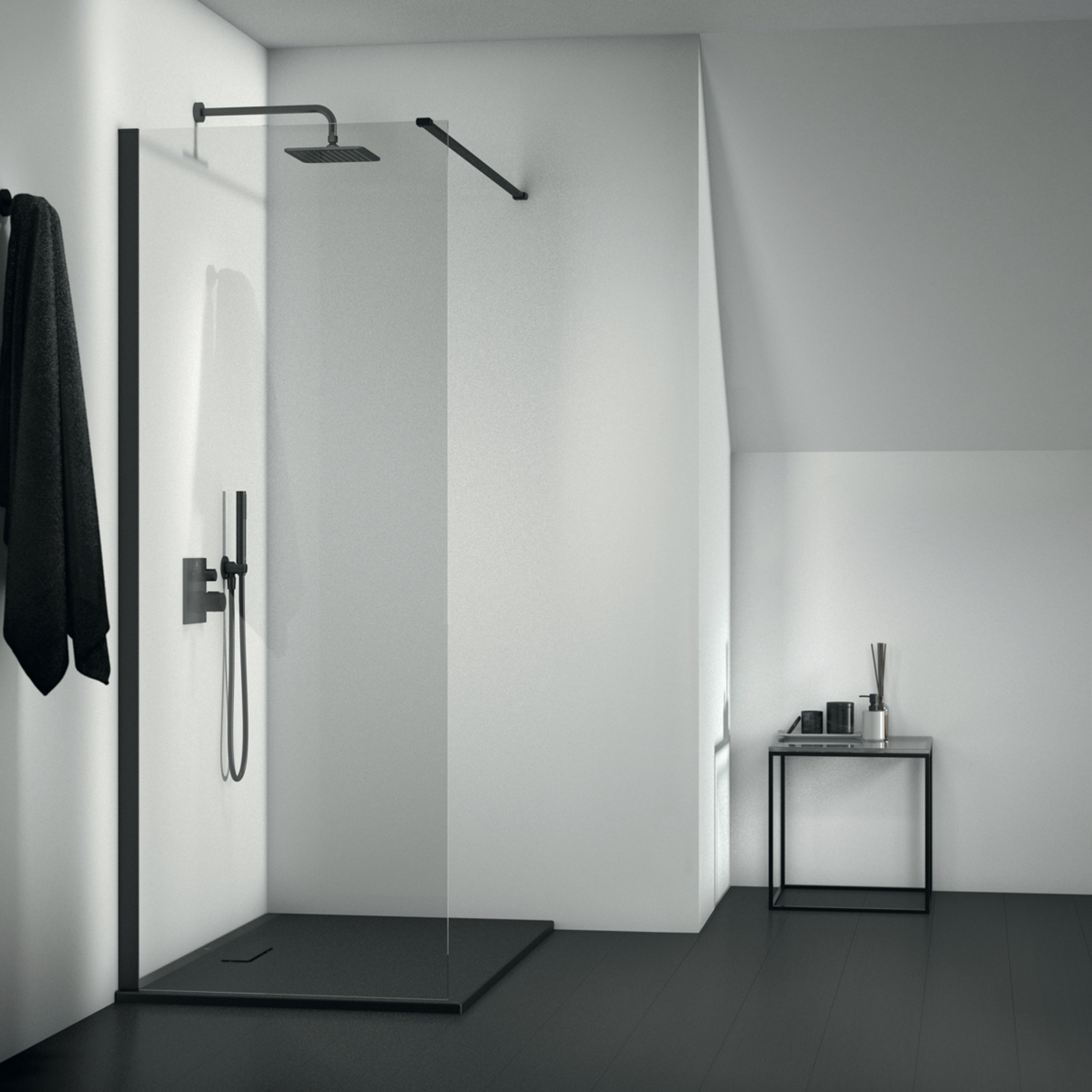 Ideal Standard Idealrain Round Fixed 400mm Wall Shower Arm