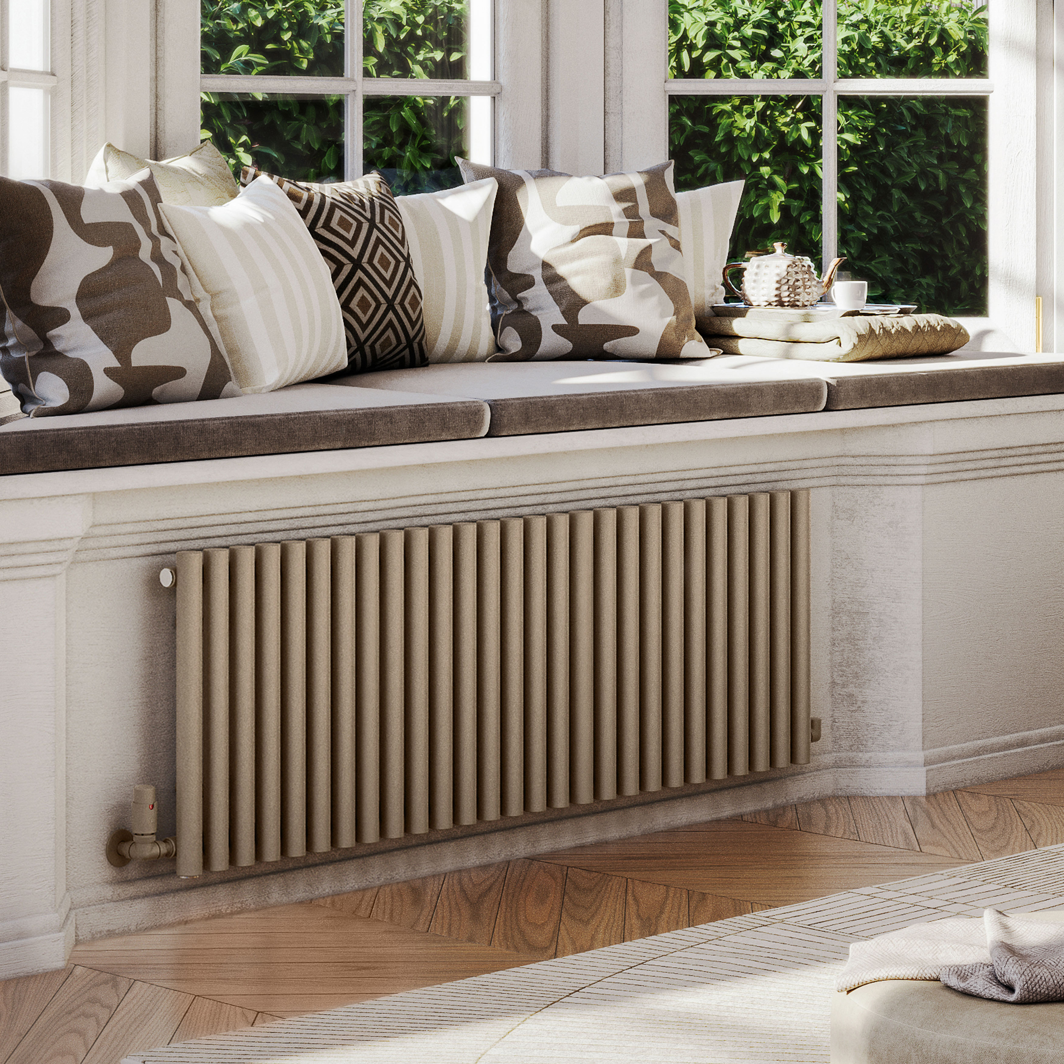 Terma Rolo Room Single Panel Horizontal Radiator - 3 Sizes