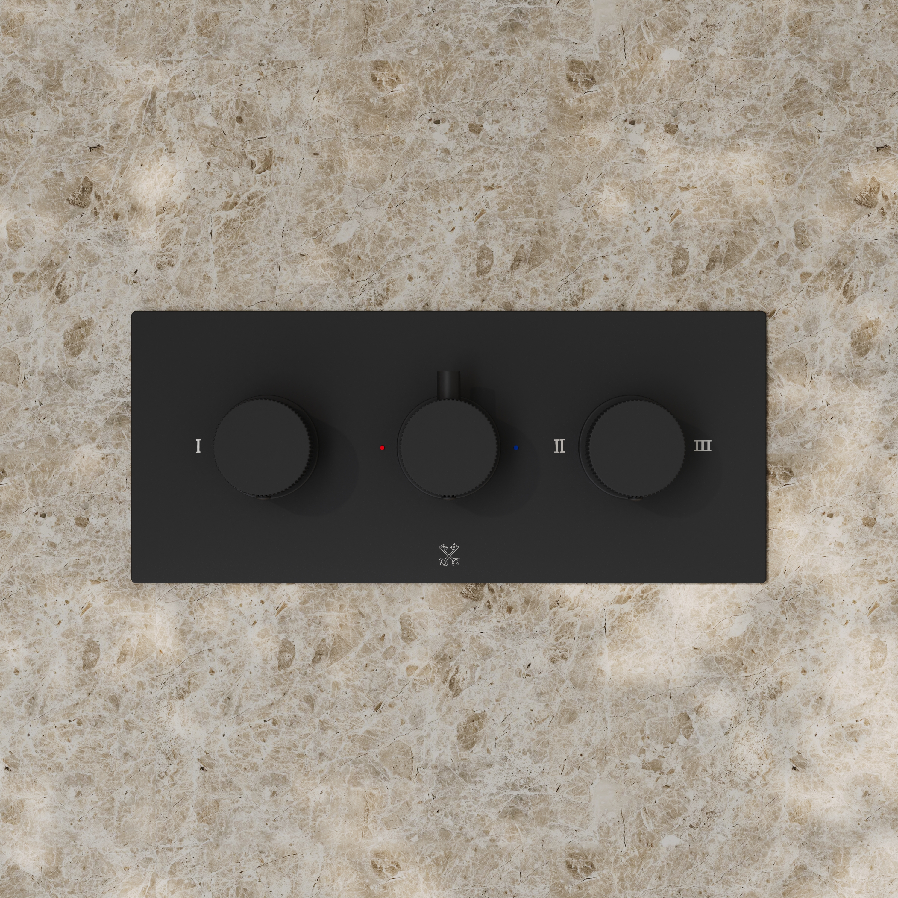 Core 3 Outlet Landscape Thermostatic Concealed Shower Valve