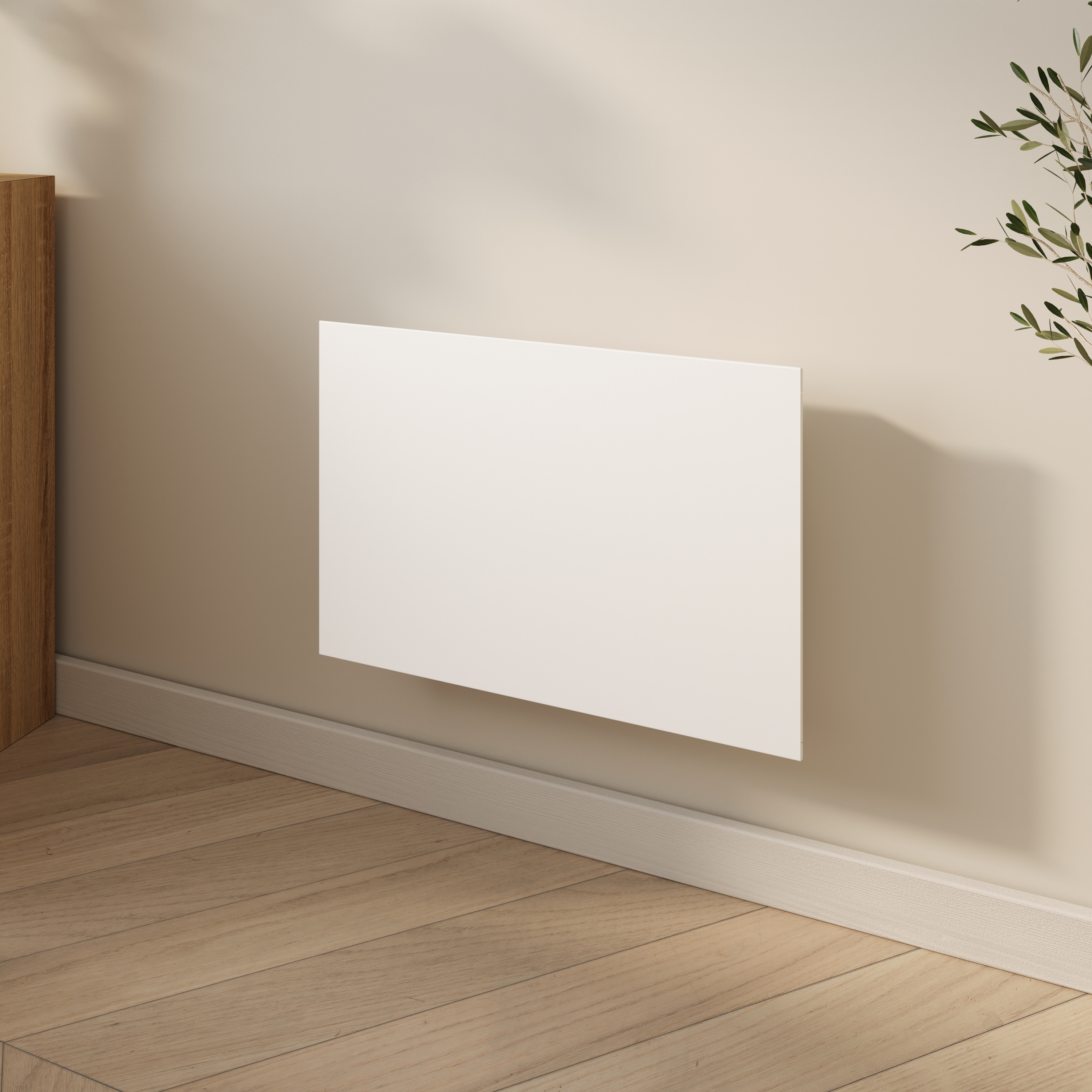 Toasty Bask Matt White Electric Radiator