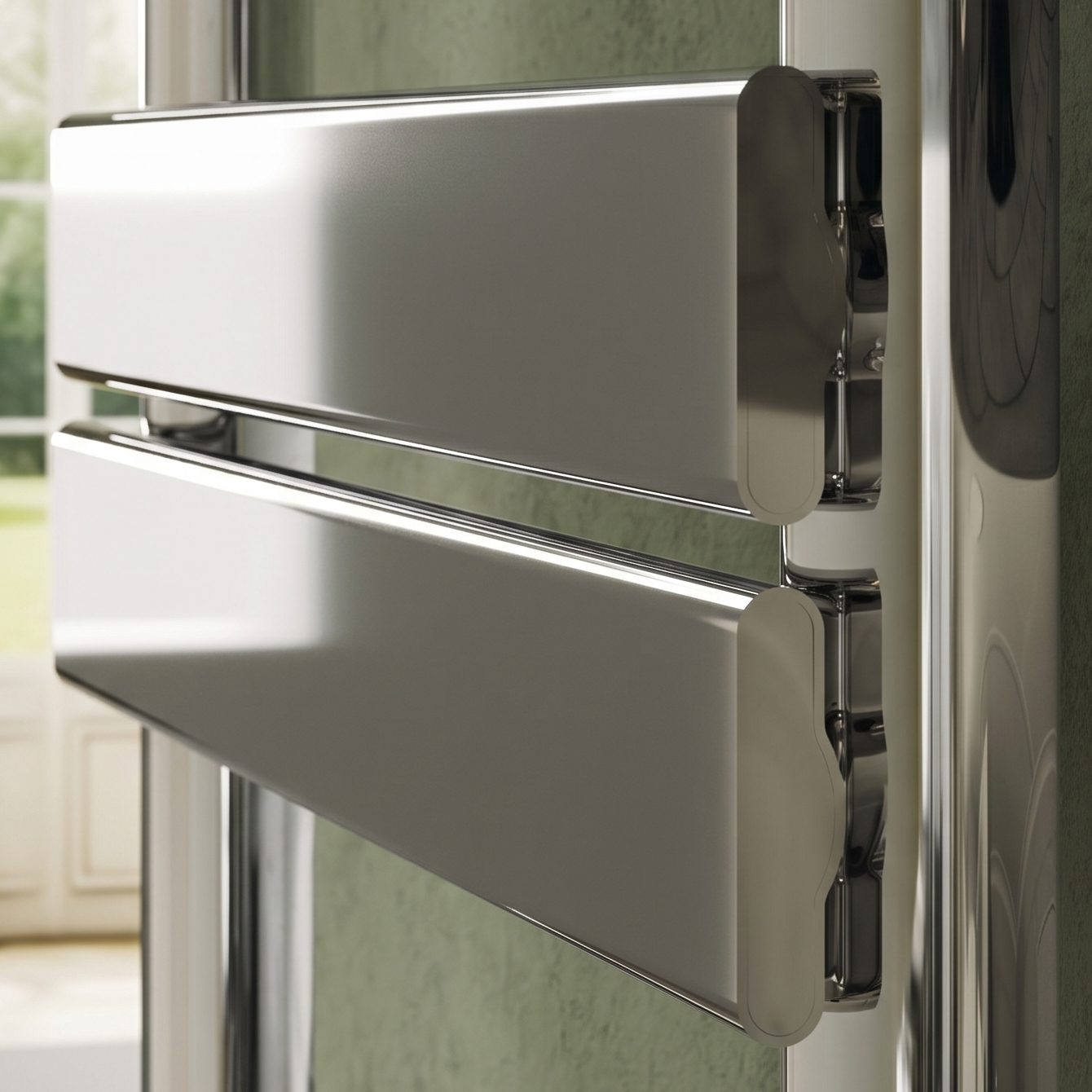 Toasty Hush Chrome Flat Panel Heated Towel Rail